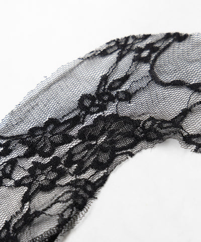 アシンメトリーフリルレースベアトップス / asymmetry frill lace bare tops