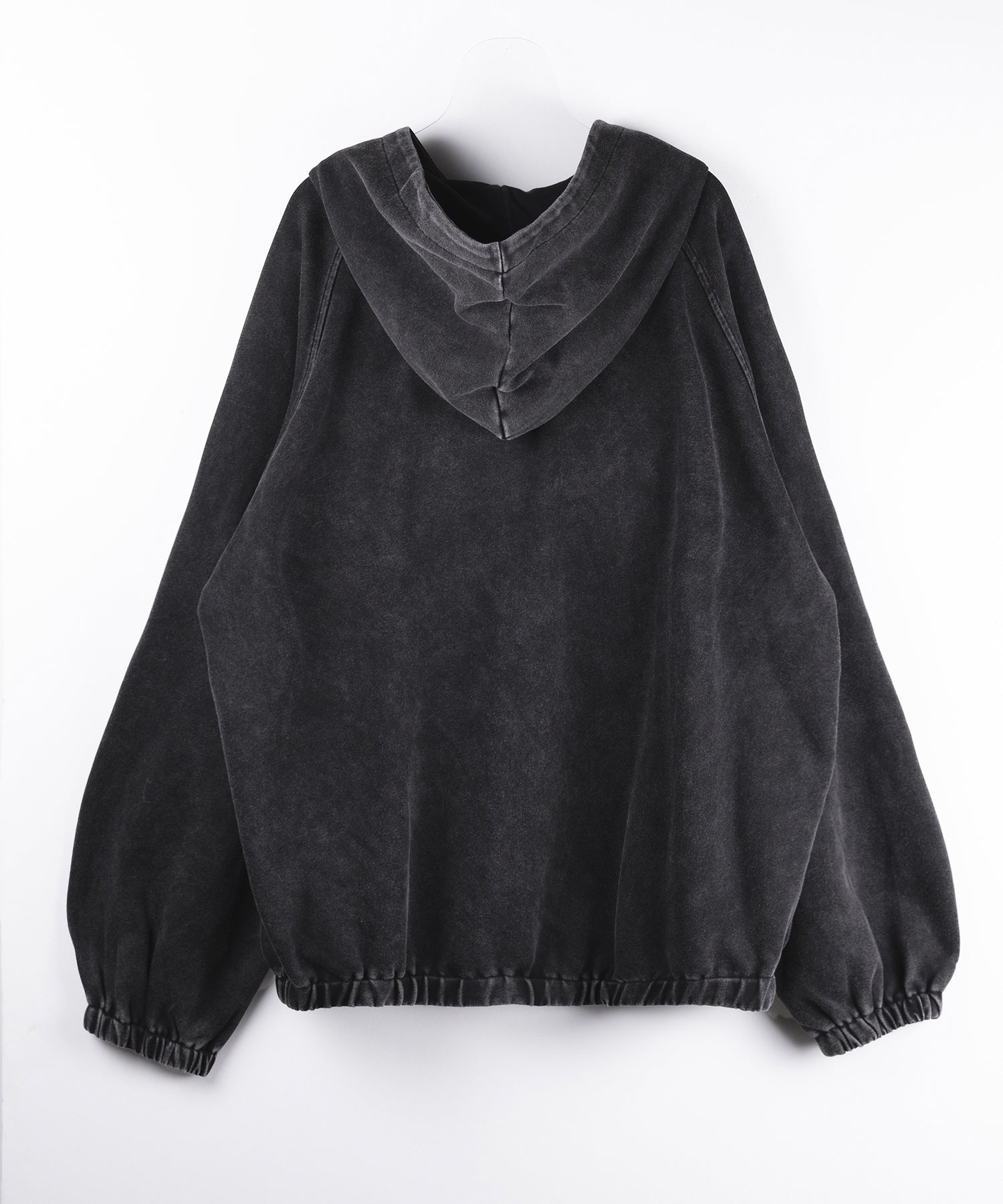 ピグメントヴィンテージ加工ジップアップパーカー / Pigment vintage zip-up hoodie