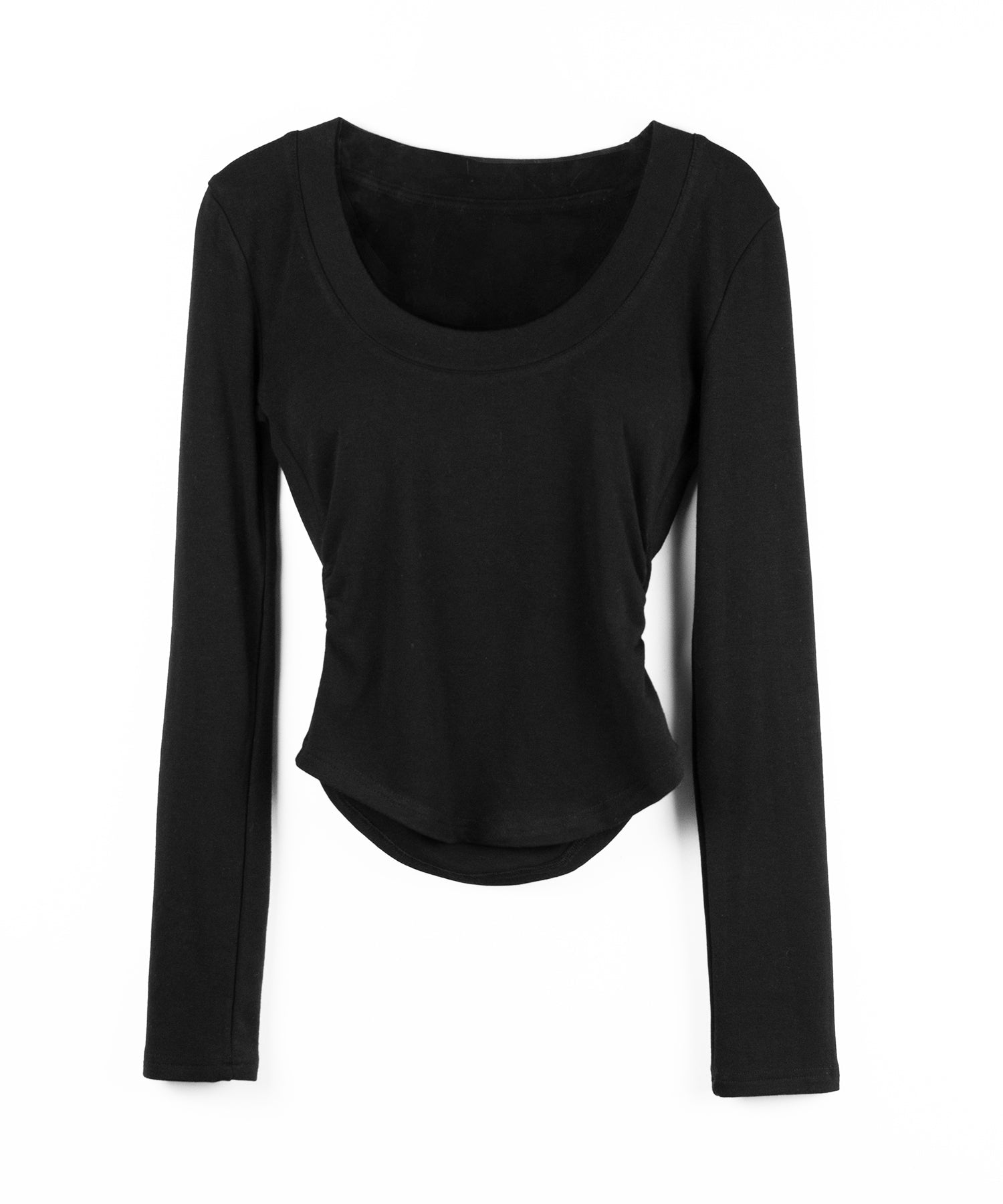 UネックスーパーフィットスリムロンT / U-neck super fit slim long sleeve T-Shirt