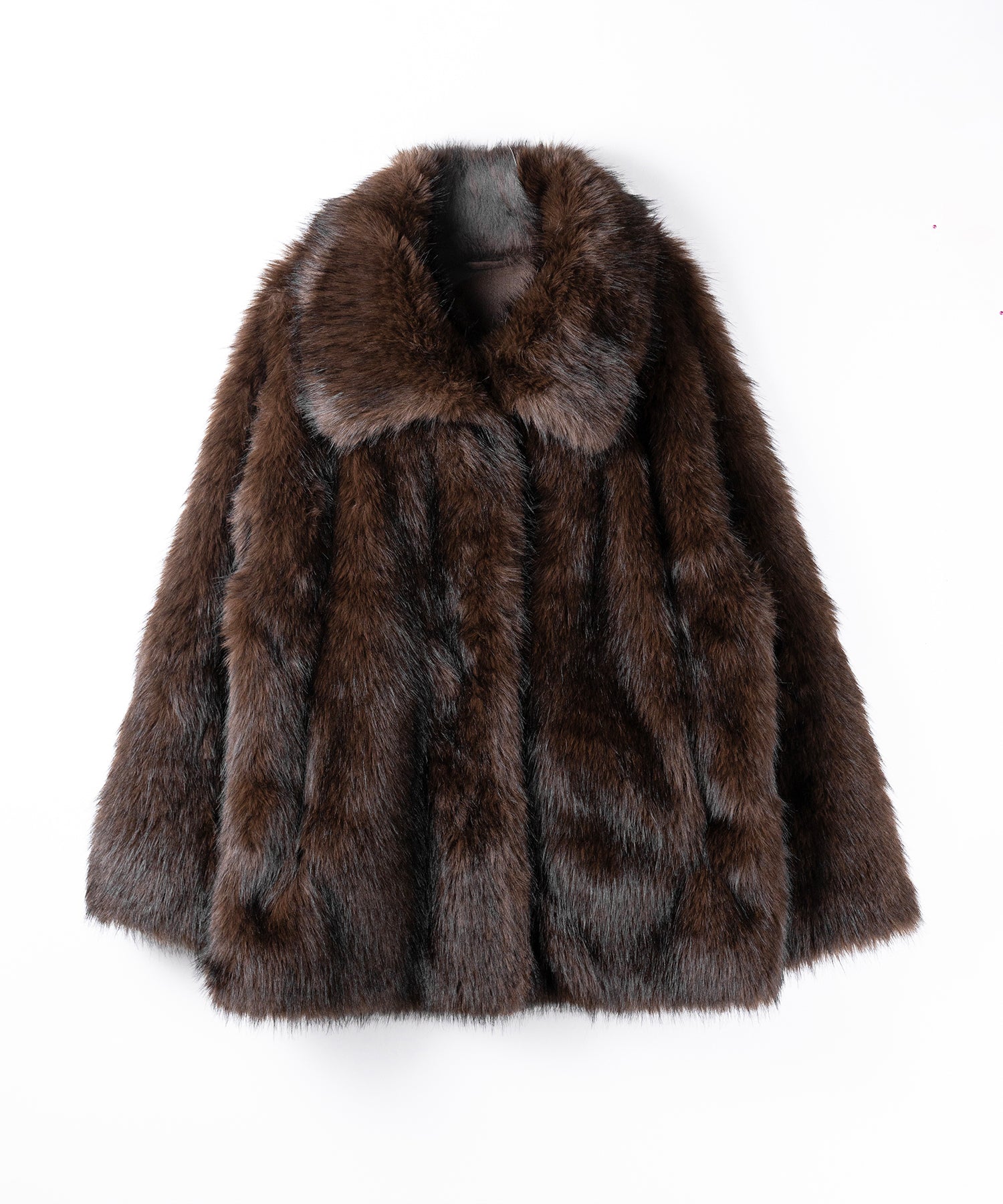 【 5color 】フェイクファーボリュームミドルコート / fake fur volume middle coat