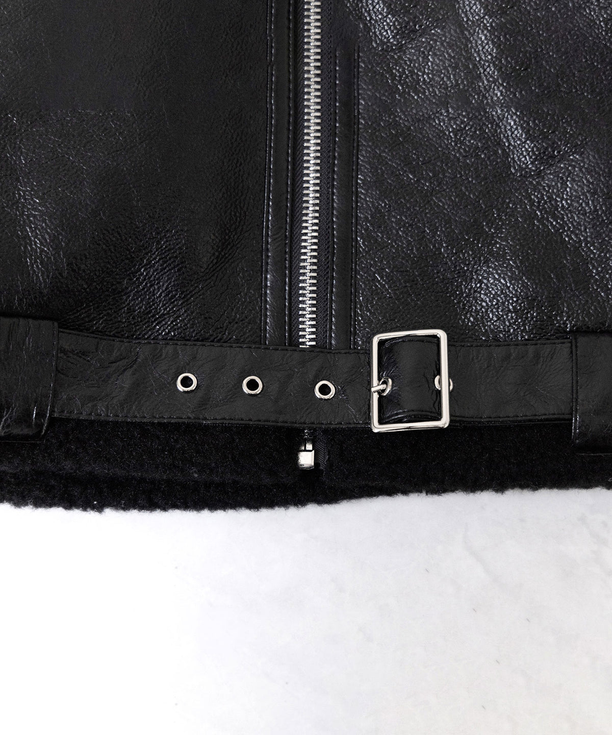 B-3ヴィンテージレザーボアムートンジャケット / B-3 vintage leather boa mouton jacket