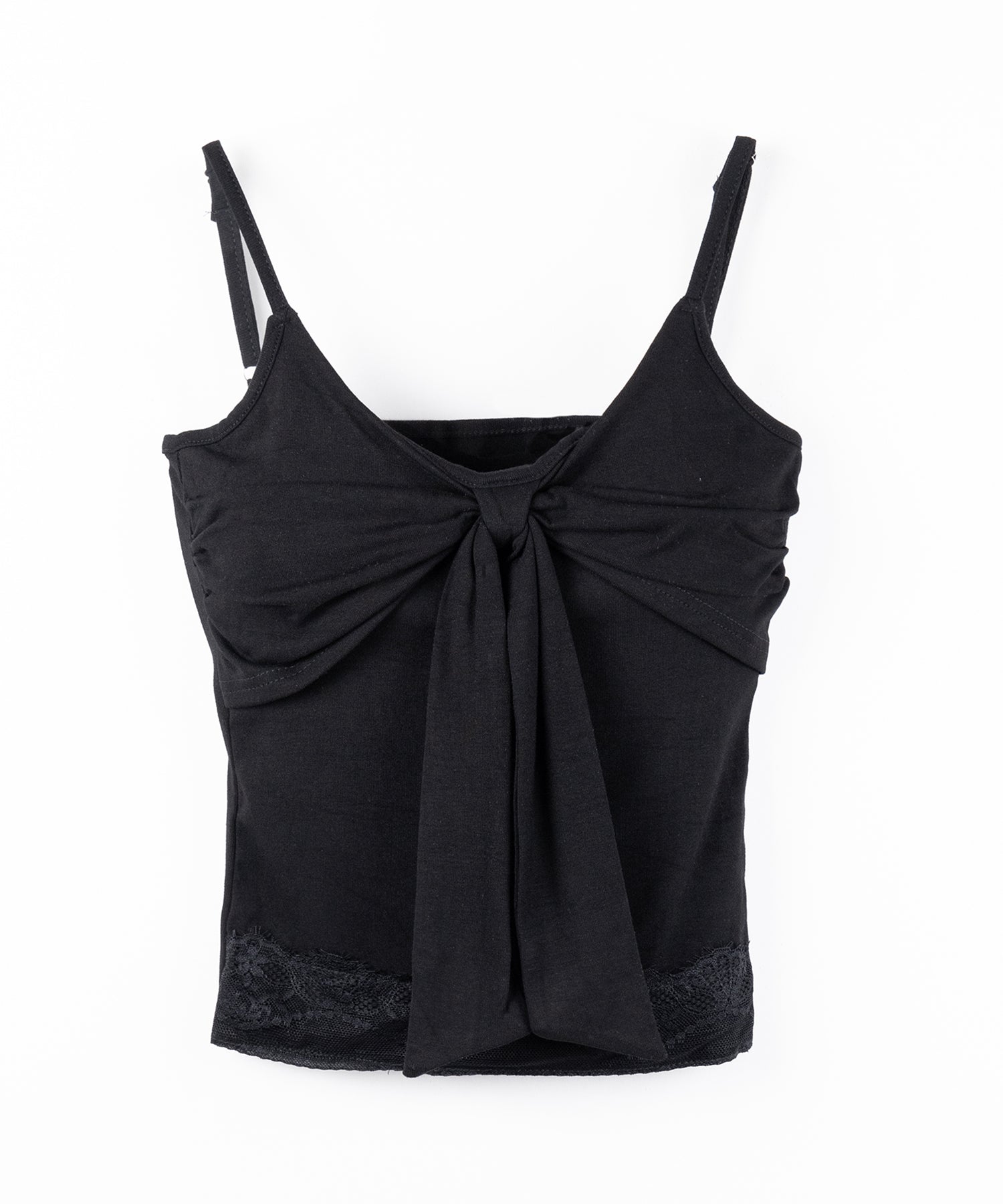 【 2点セット 】リボンカットソーキャミソール + カーディガンセット /ribbon cutsew camisole + cardigan SET