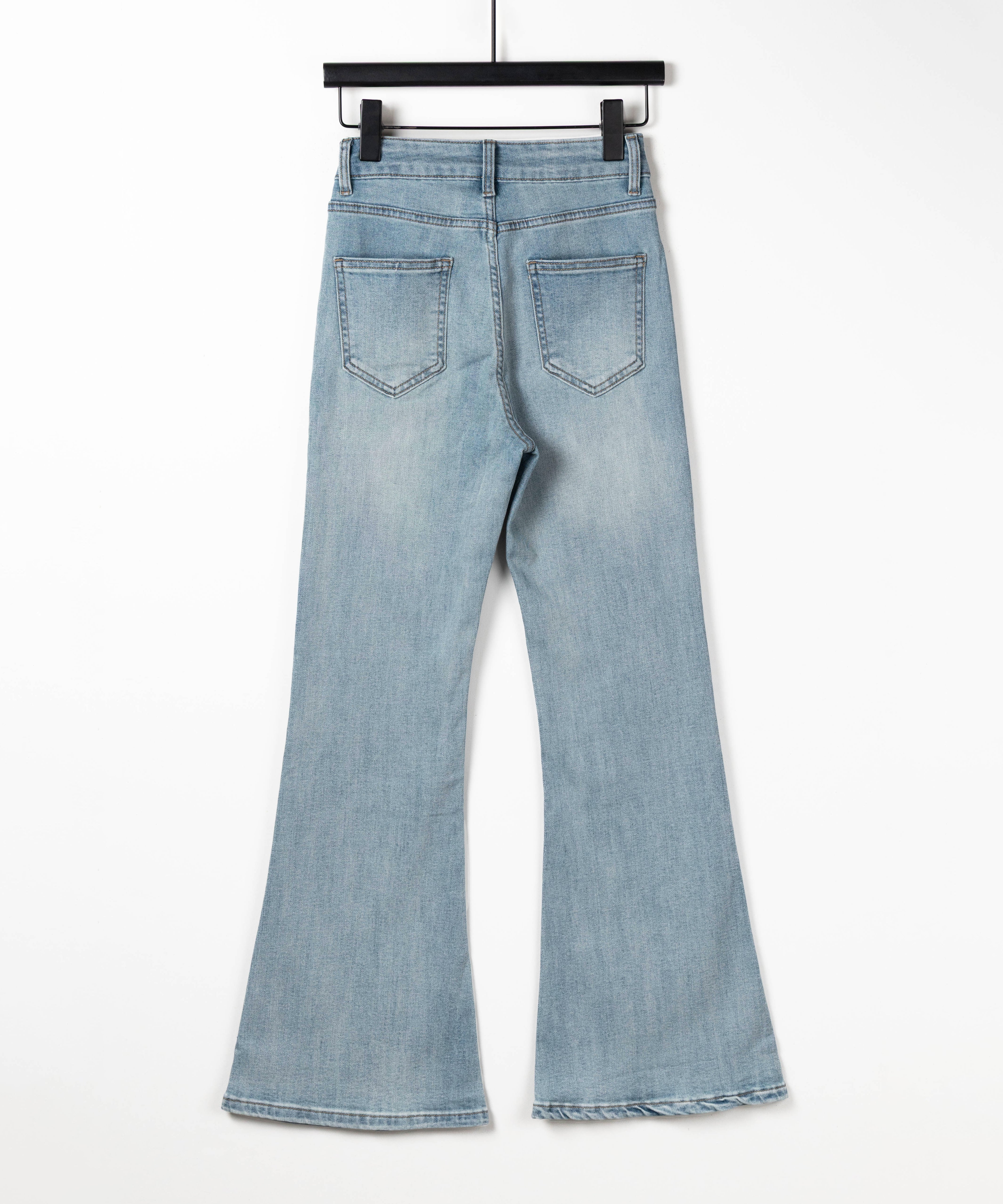 【4size 】美脚ハイウエストストレッチフレアデニム / slim leg High waist stretch flare denim