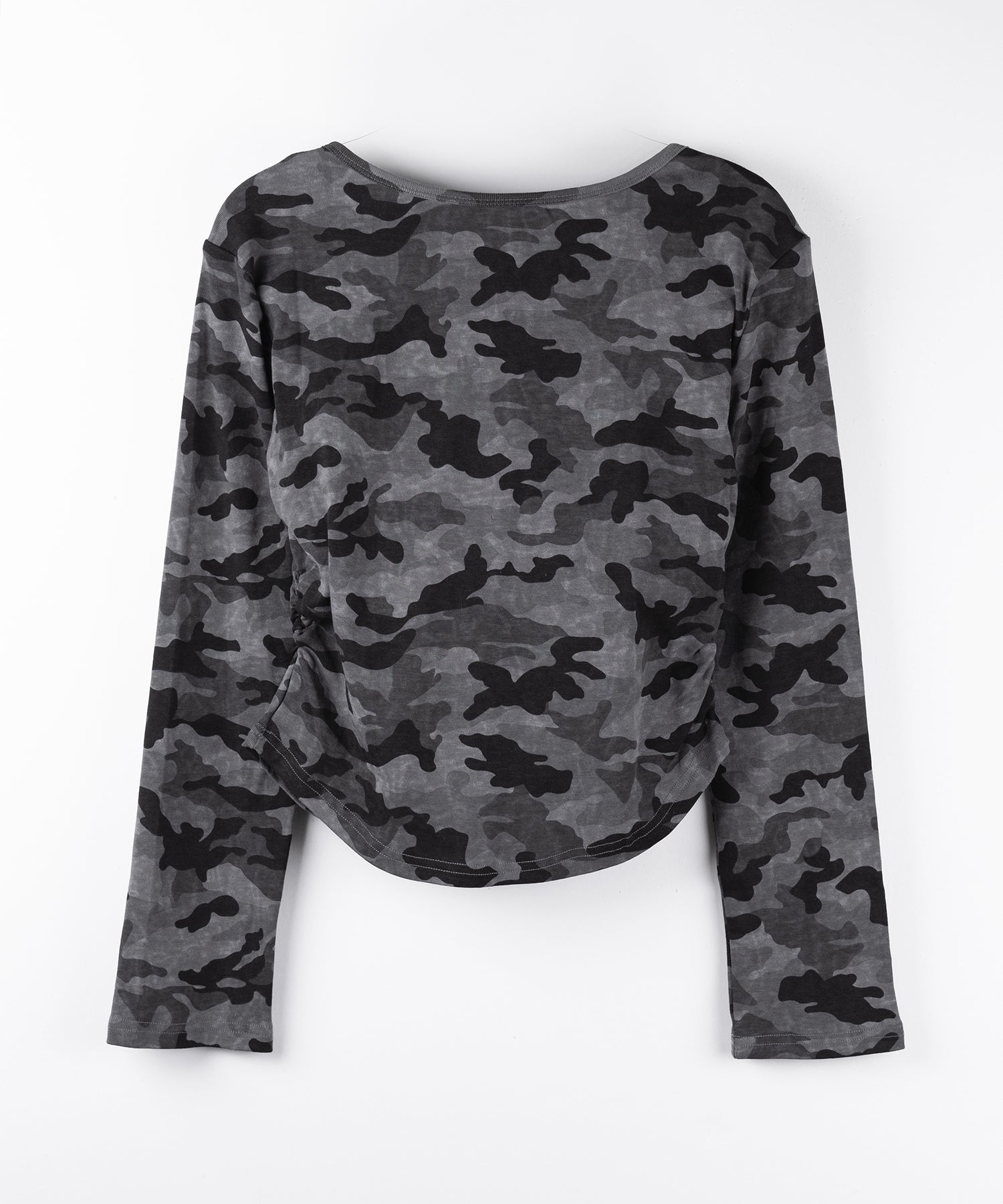 ヴィンテージカモフラアウトポケットジップロンT / vintage camouflage out pocket zip longsleeve T-shirt