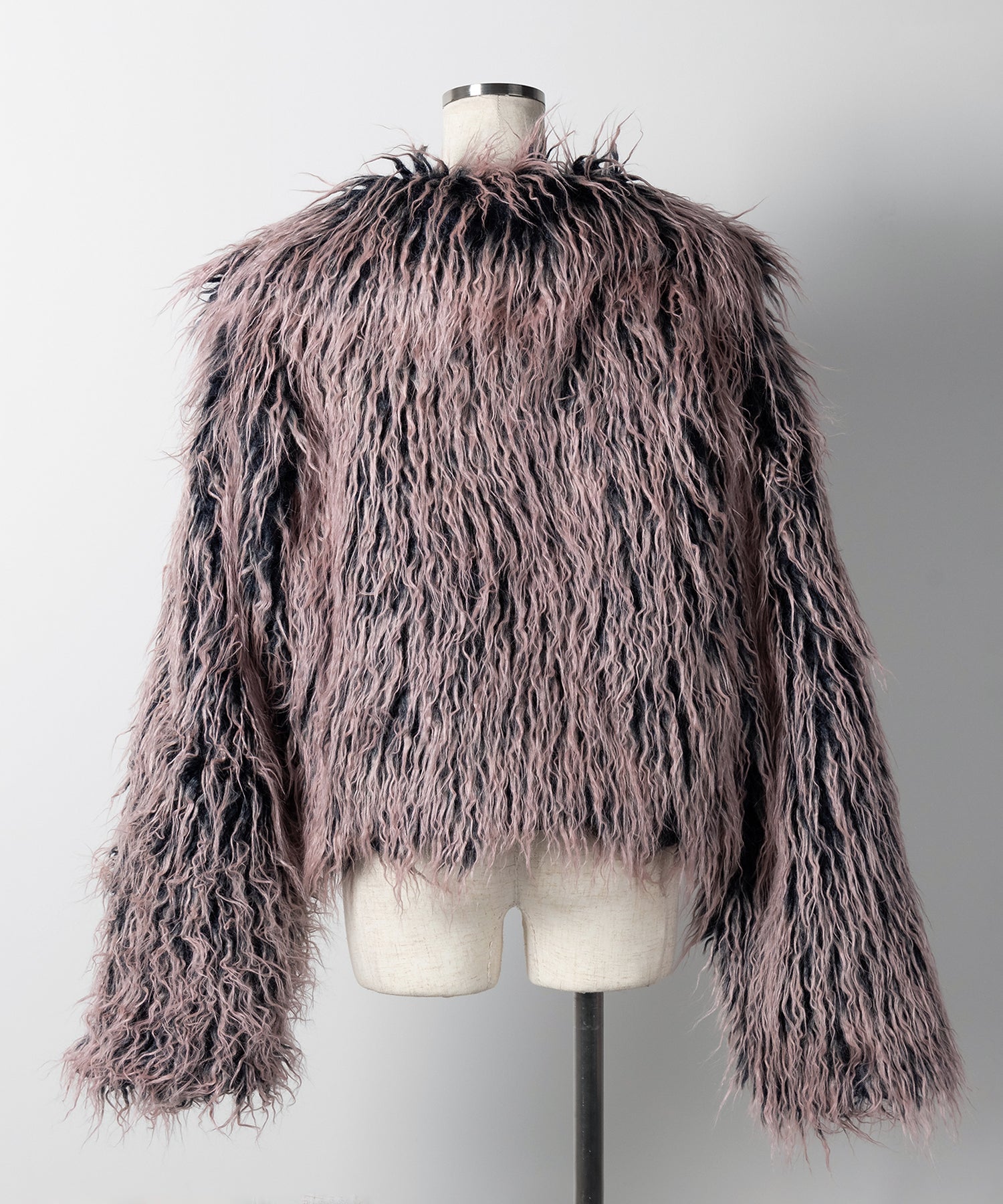 【 2color 】グラデーションシャギーファーモンスターボリュームコート/ gradation shaggy fur monster volume coat