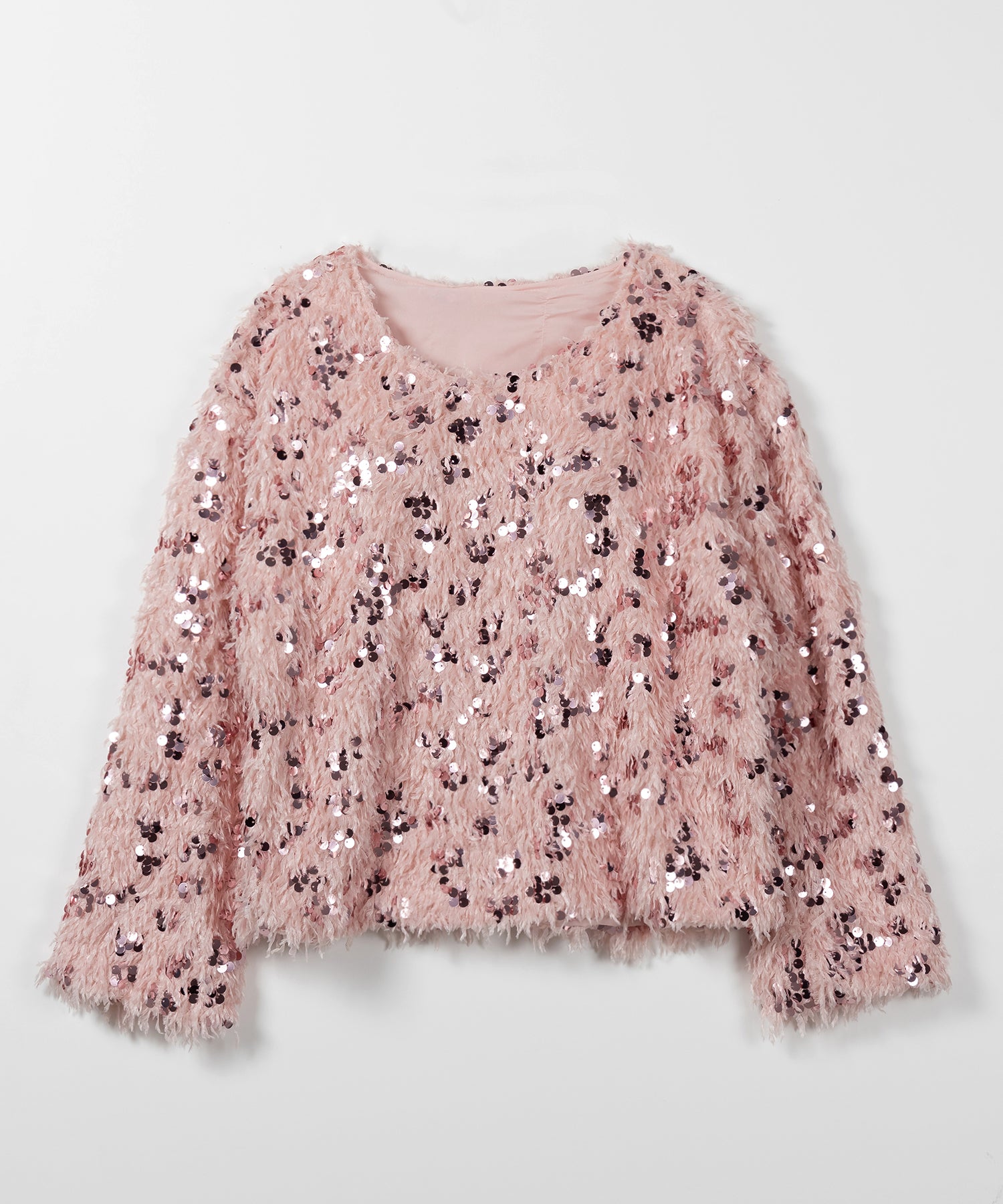 【 4color 】フェザースパングルオーバートップス/feather spangle over tops