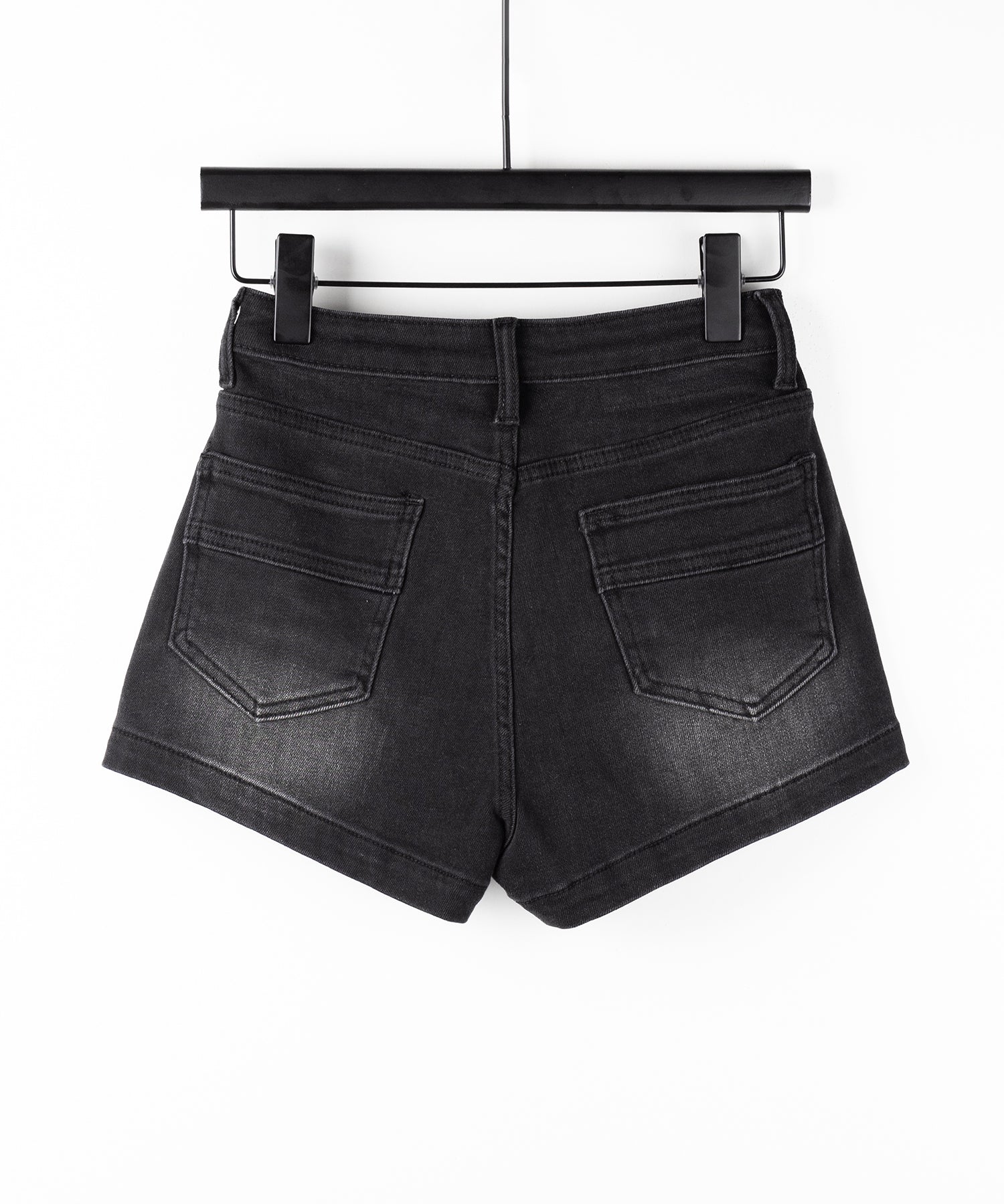 ハイウエストストレッチデニムタイトショートパンツ / high wast stretch denim tight short pants