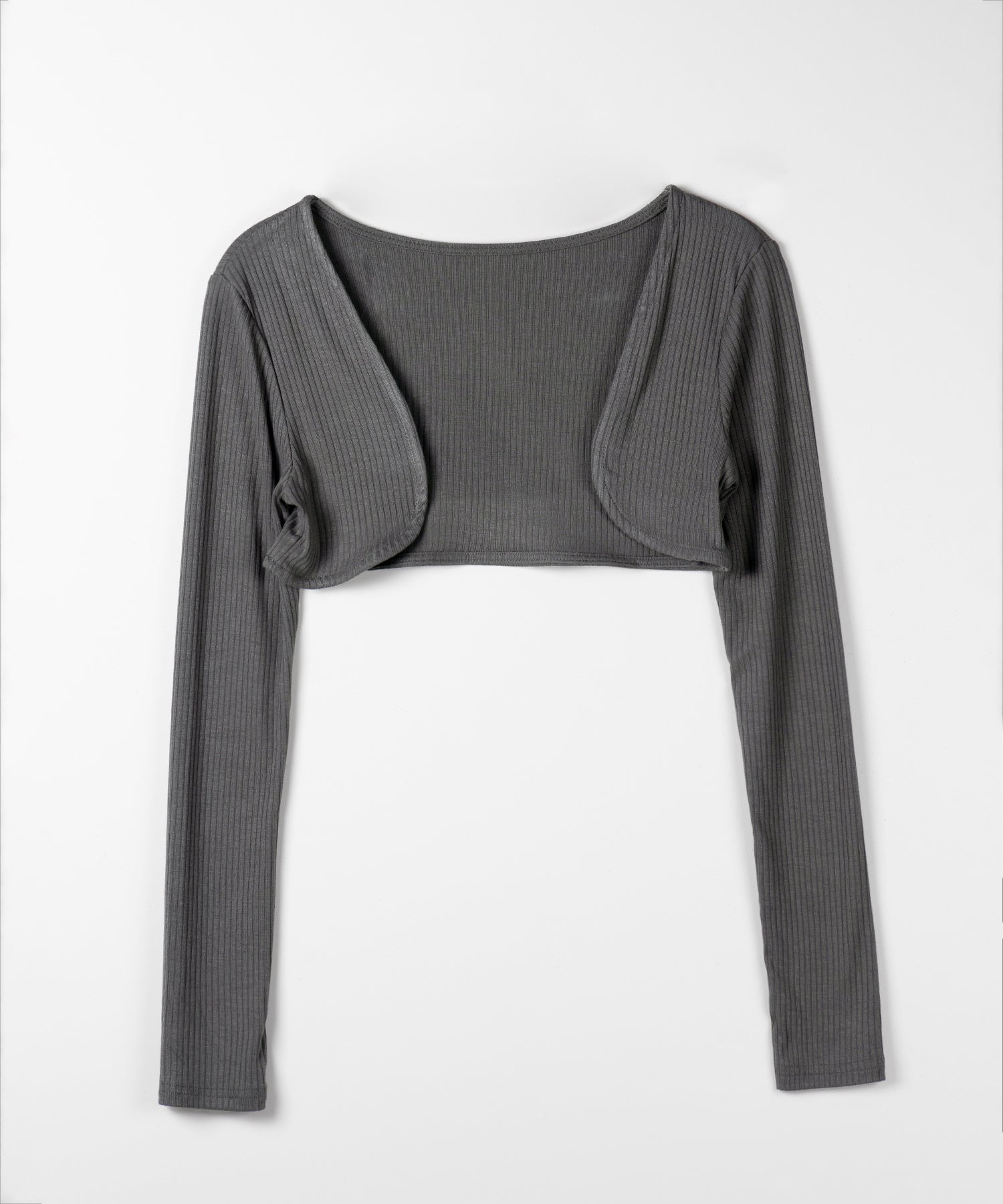 【 2点セット 】シャーリングリボンベアトップス & ショートカーディガン SET / shirring ribbon bare tops & short cardigan SET