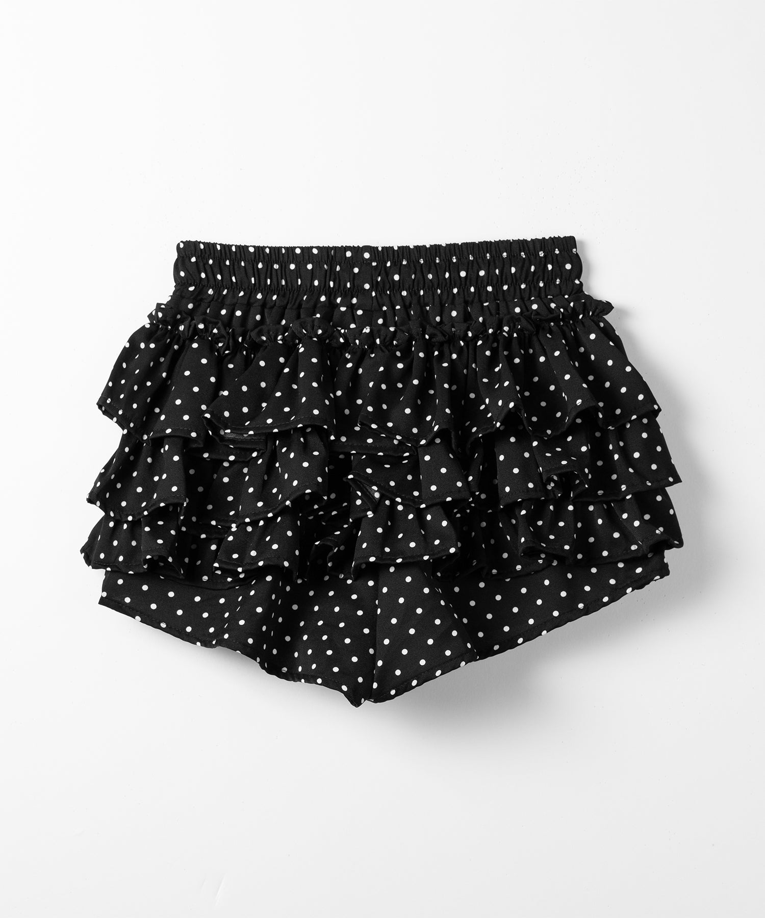 ティアードフリルドットショートパンツ / tiered frill dot short pants