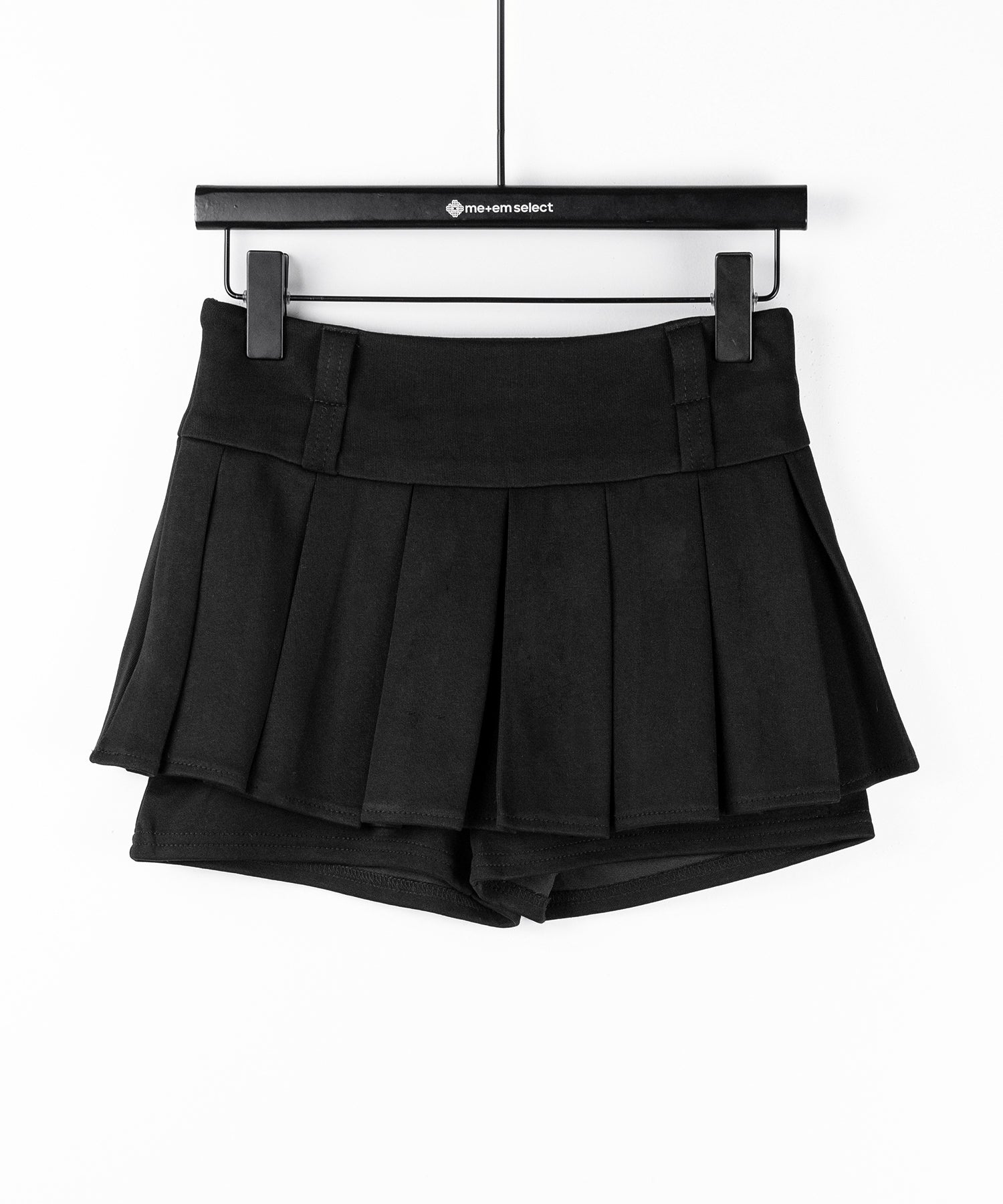 【 インパン裏地付 】プリーツスウェットマイクロミニスカパン / plests sweat micro mni skirt pants