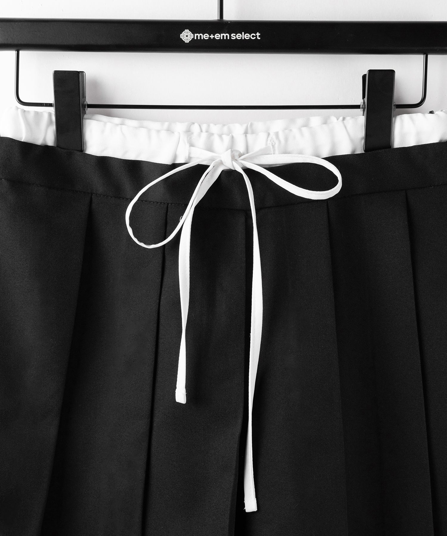 【 2color 】レイヤードプリーツミニスカパン / layered pleated mini skirt pants