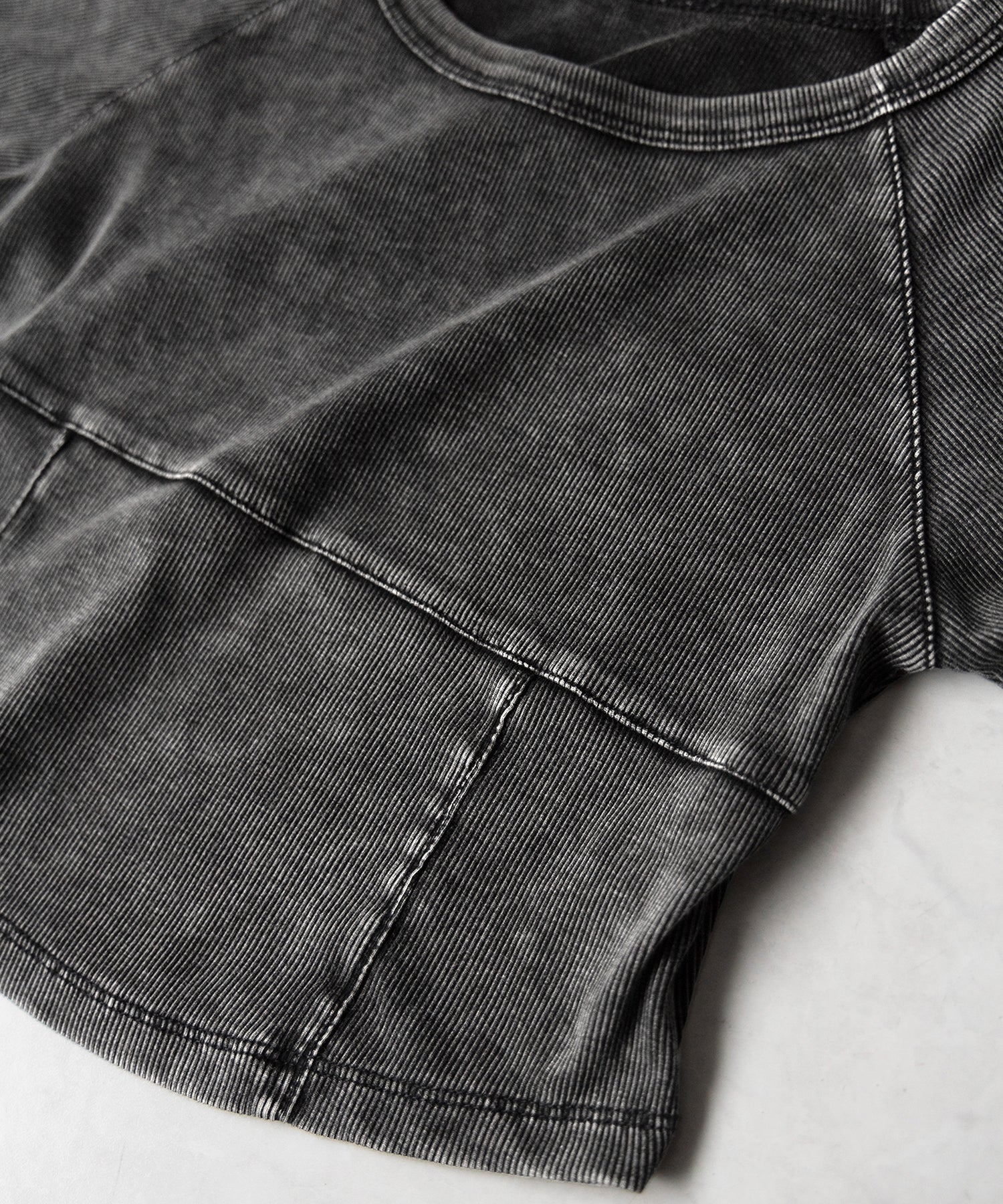 サイドラインヴィンテージショートリブTシャツ / sideline vintage short lib T-shirt