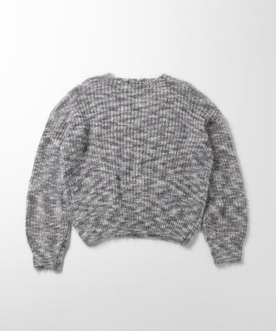 フラッフィーメランジルーズシャギーニット【韓国製】