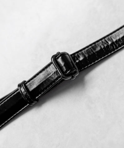 【 ショルダーストラップ付き2WAY 】レースアップベルテッドスタッズデザインヴィンテージショルダーバッグ / ( 2WAY ) laceup belted studs design vintage shoulder bag