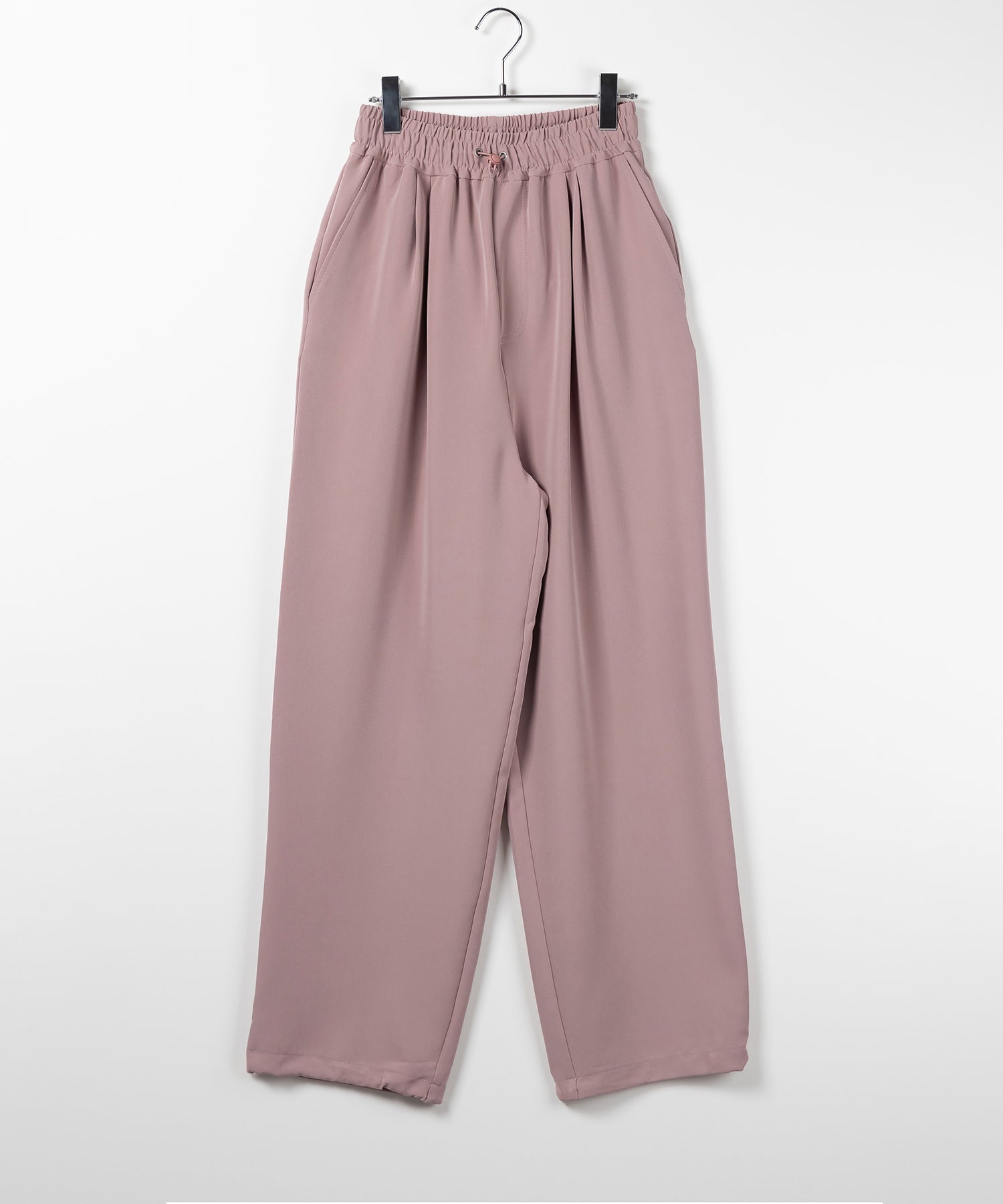 【 4size/6color 】2WAYドロストタックギャザーバルーンワイドパンツ