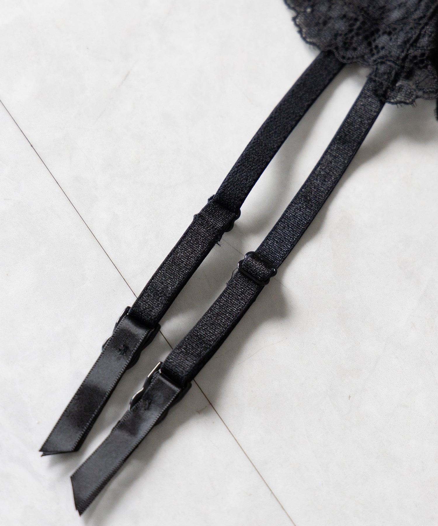 レースリボンストラップガーターベルト /lace ribbon strap garter belt