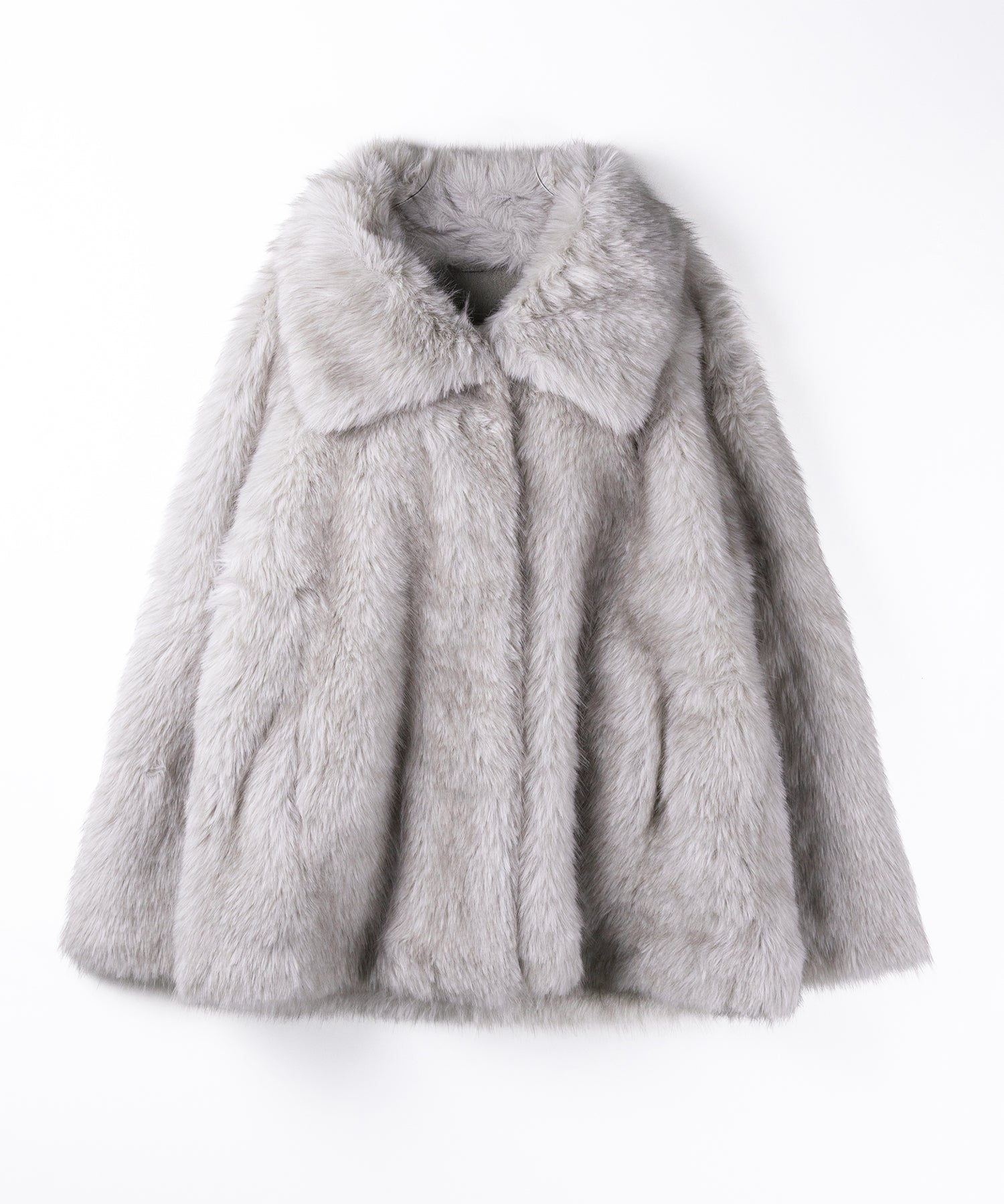 【 5color 】フェイクファーボリュームミドルコート / fake fur volume middle coat
