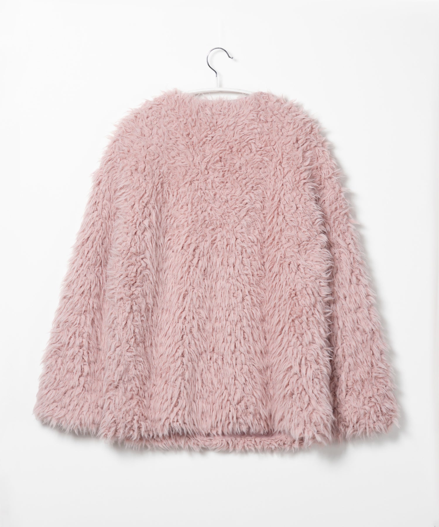 【 3COLOR 】ロングシャギーボアオーバーボリュームカーディガン