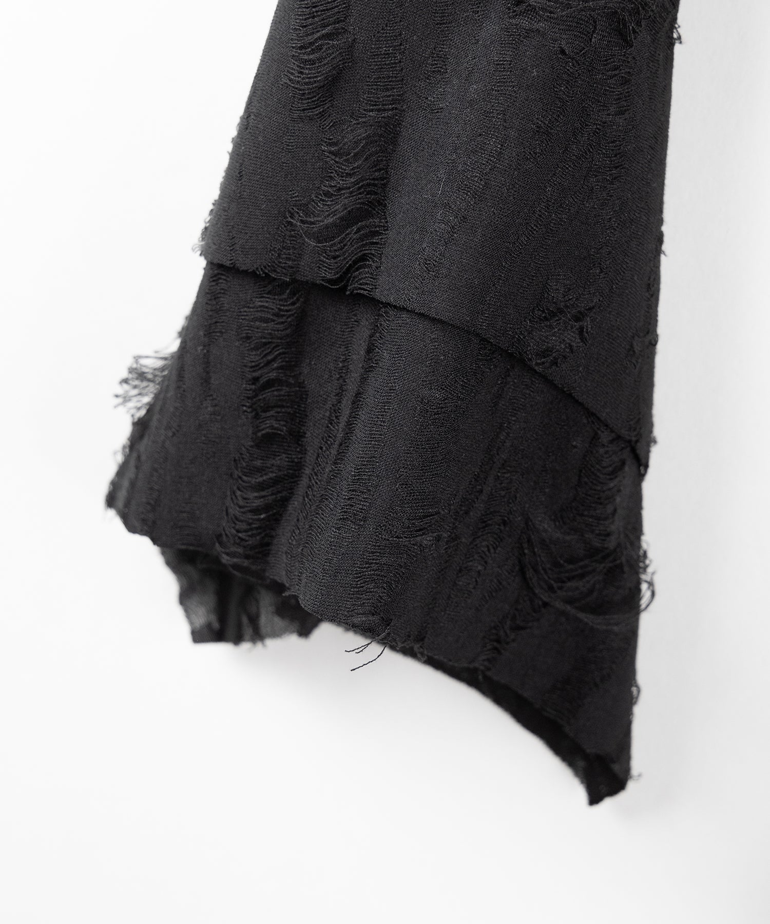 【 2color 】ダメージフリルショートリボンカーディガン / damage frill short ribbon cardigan