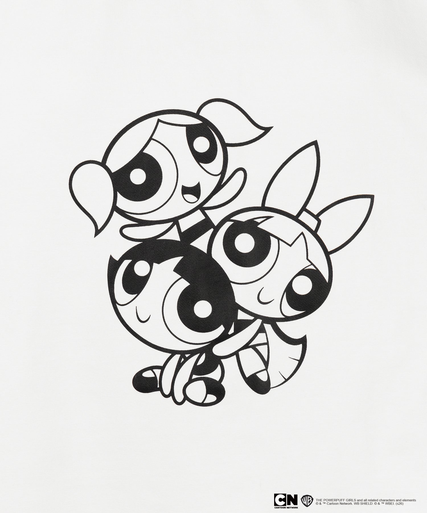 【THE POWERPUFF GIRLS】パワーパフガールズビッグプリントオーバーサイズTシャツ / big print oversize Tee【 セットアップ着用可能 】