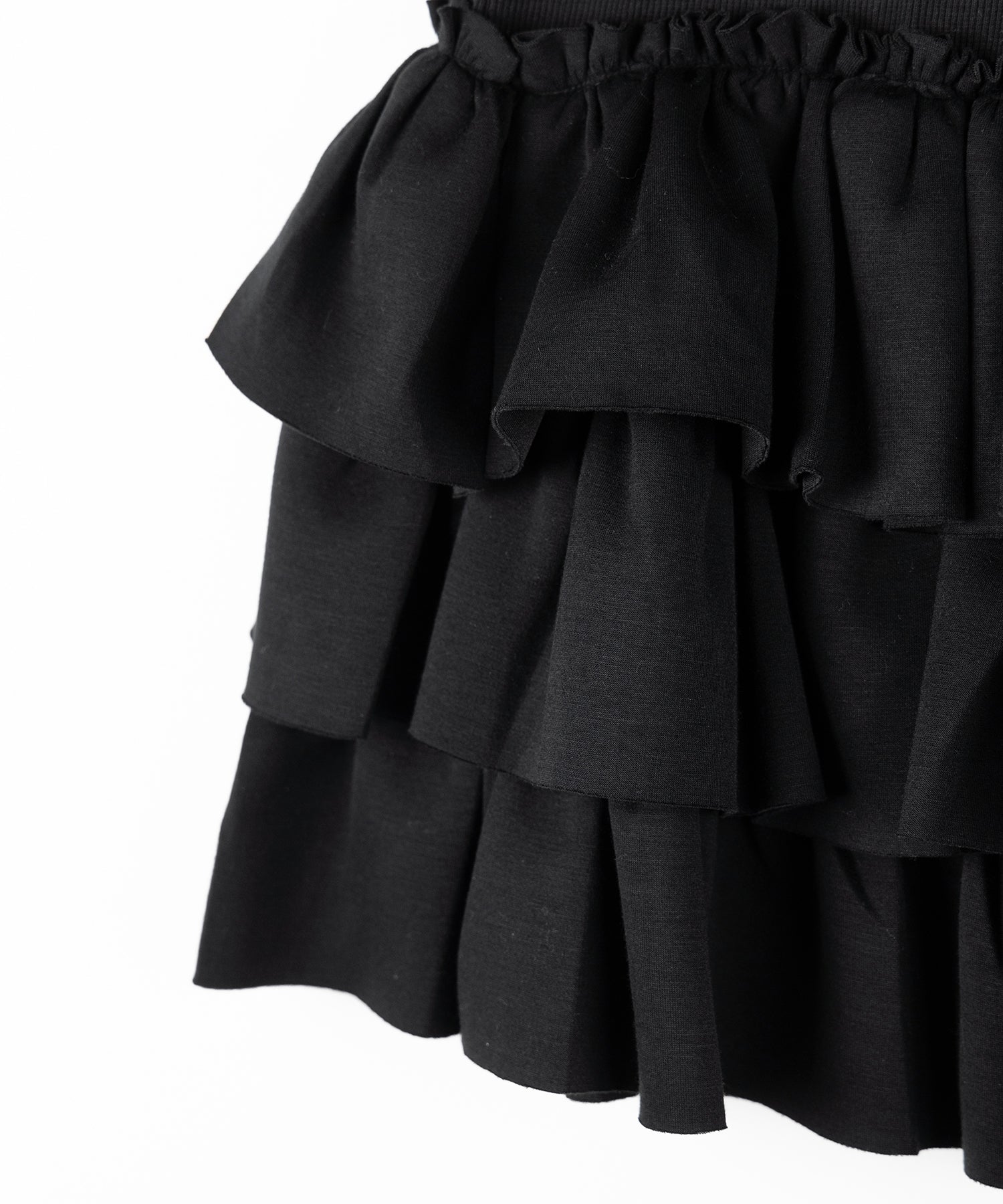 ティアードフリルカットソーミニスカート / tiered frill cut and sew mini skirt