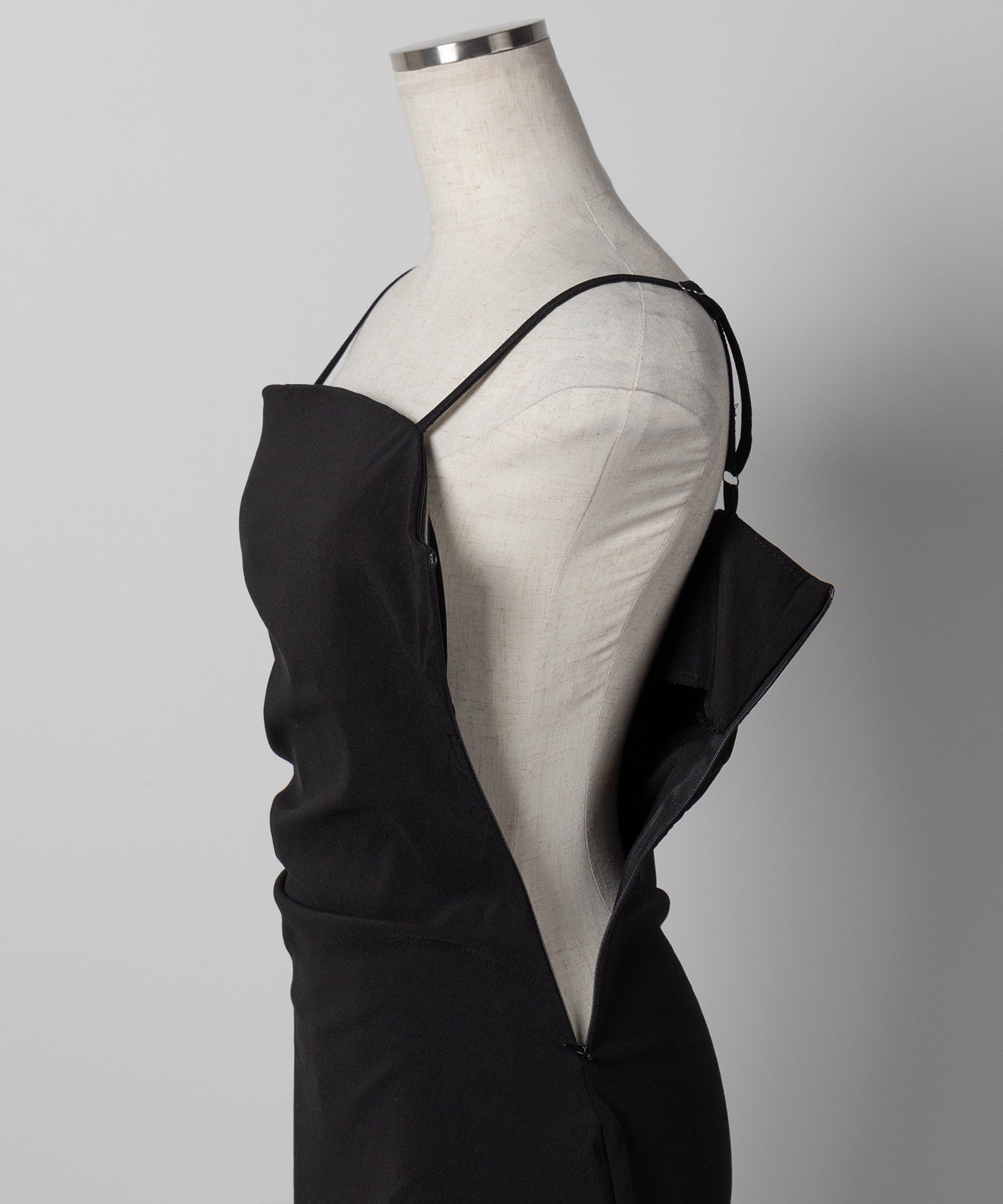 サイドタックストレッチスリットミニキャミワンピース / side tack stretch slit mini cami onepiece