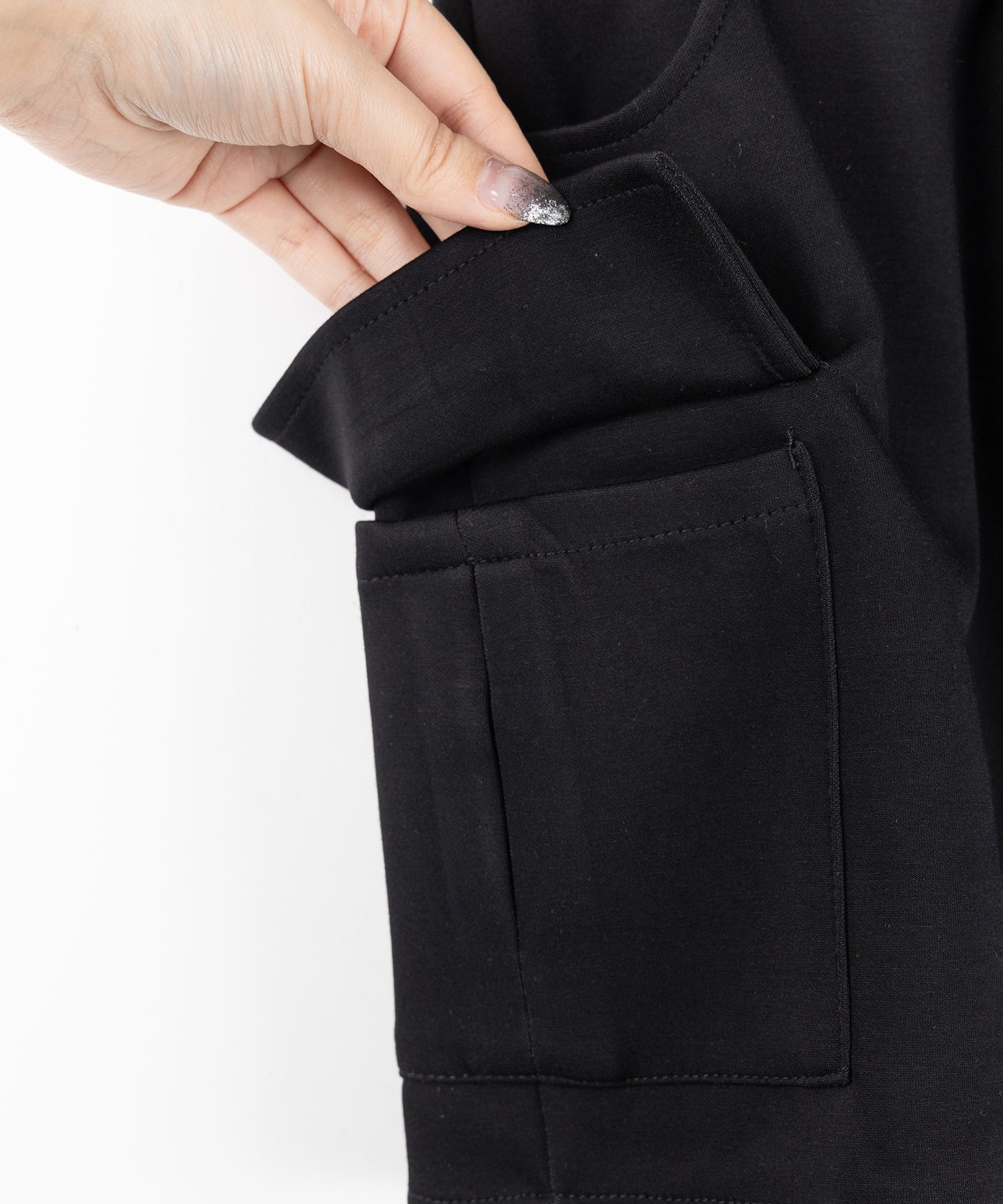 【 インナーパンツ裏地付 】ハイウエストスウェットミニスカート / high waist sweat mini skirt