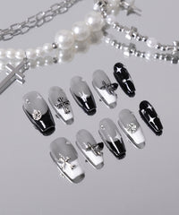 S / WHITE BLACK