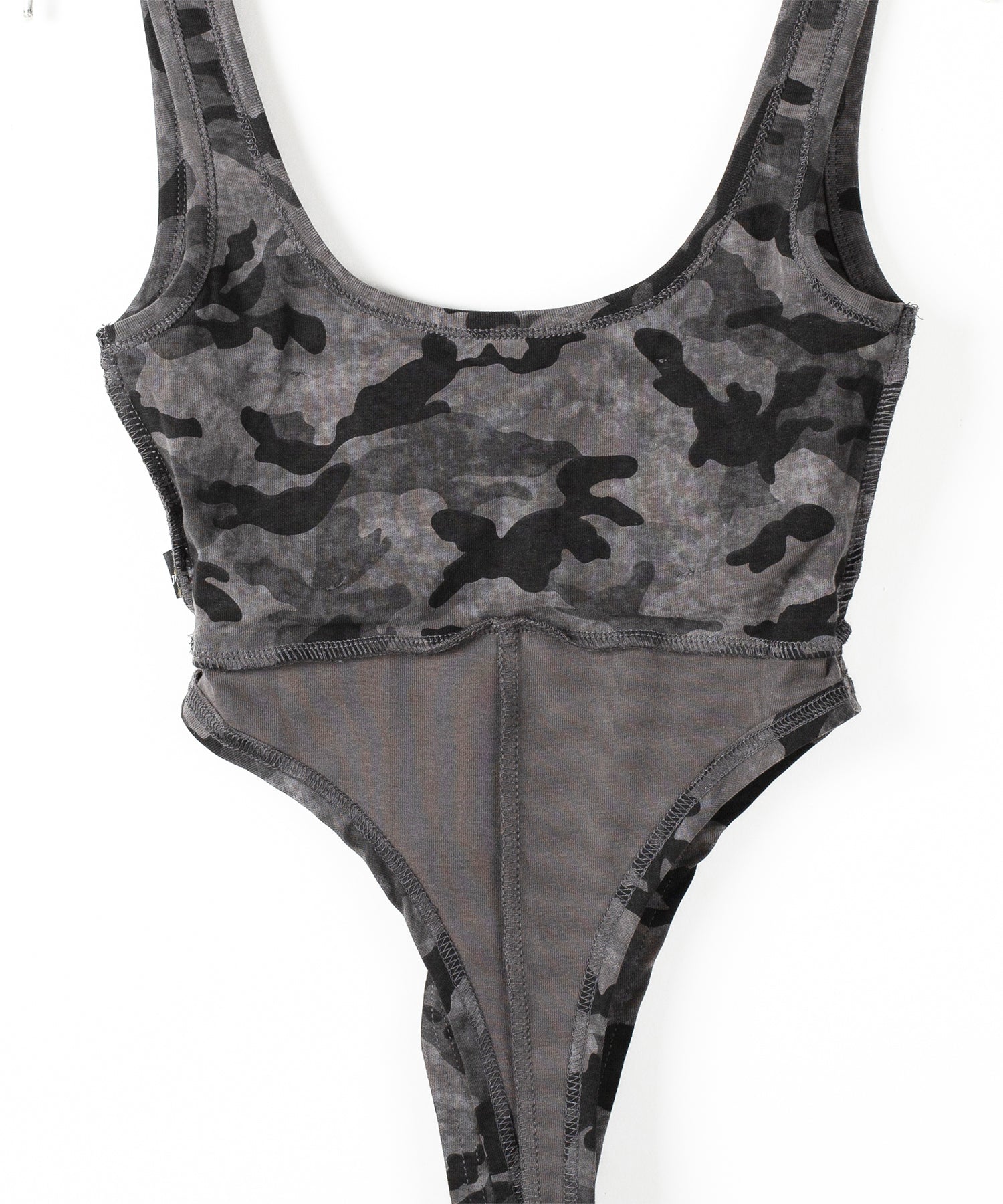 ヴィンテージカモフラボディスーツタンク/ Vintage camouflage bodysuit tank