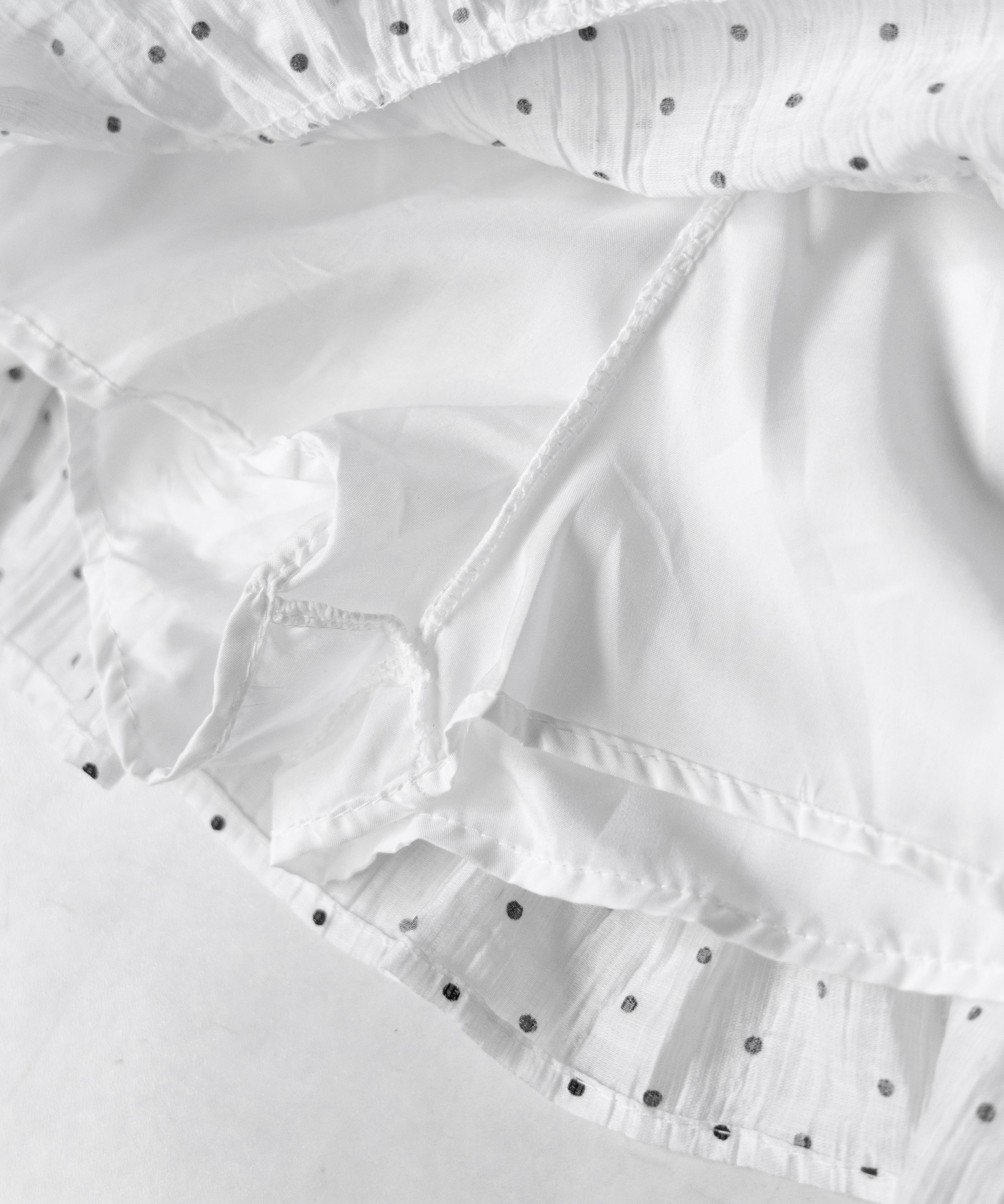 【 インパン裏地付 】ドットリボンフリルミニスカート / dot ribbon frill mini skirt
