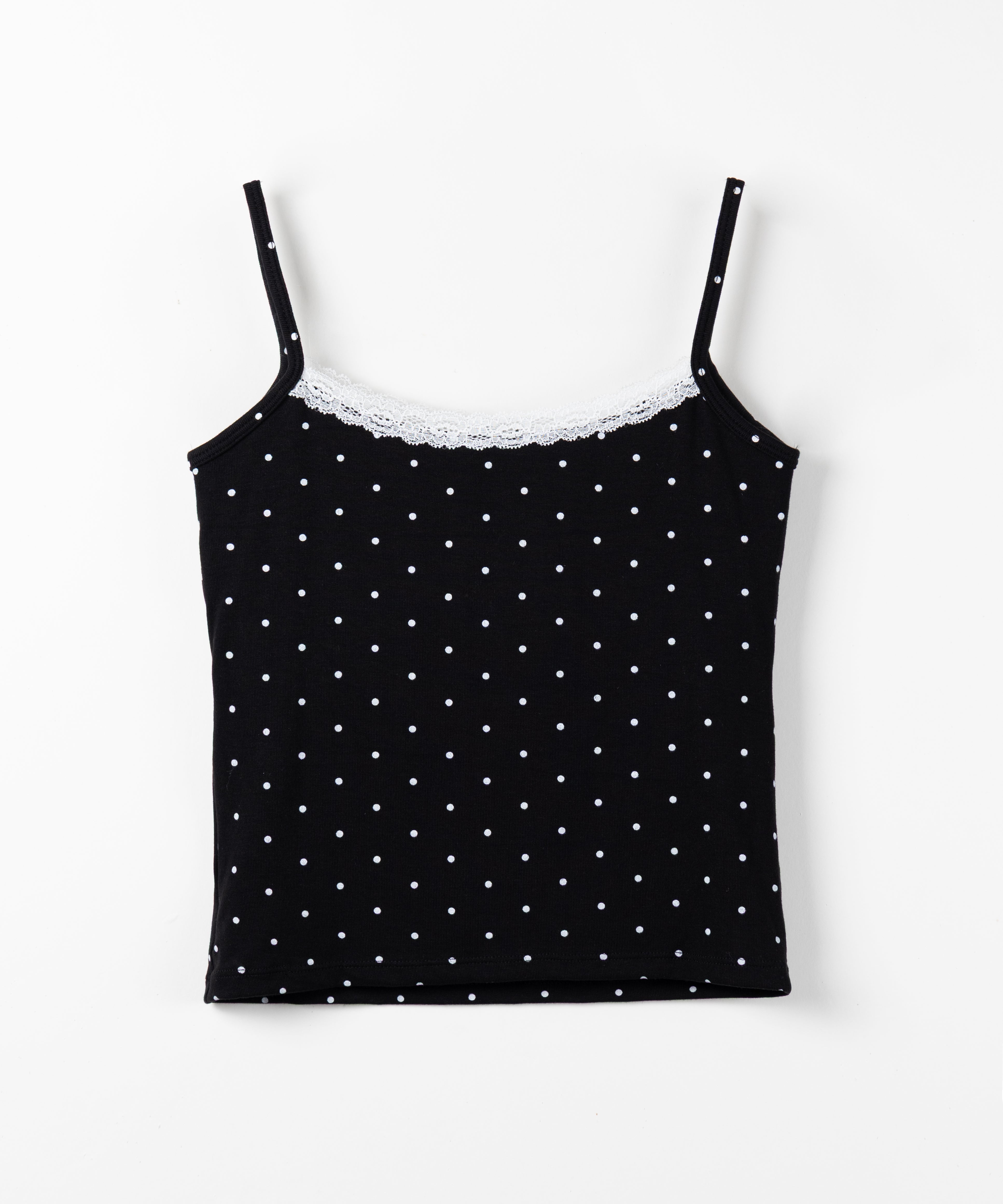 ミニリボンドットレースキャミソール / mini ribbon dot lace camisole