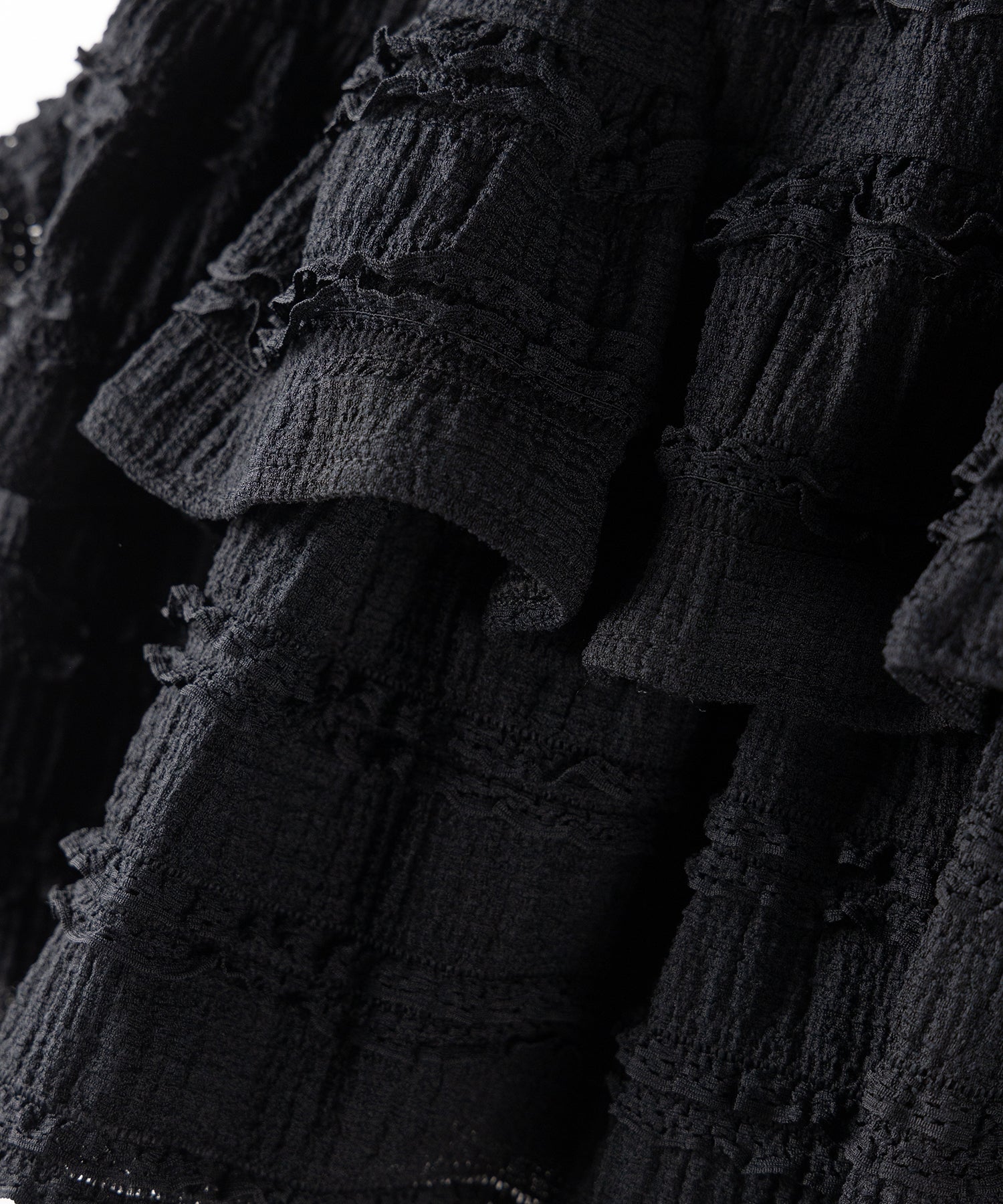 【 インパン裏地付 】ティアードフリルミニスカート / tiered frill mini skirt