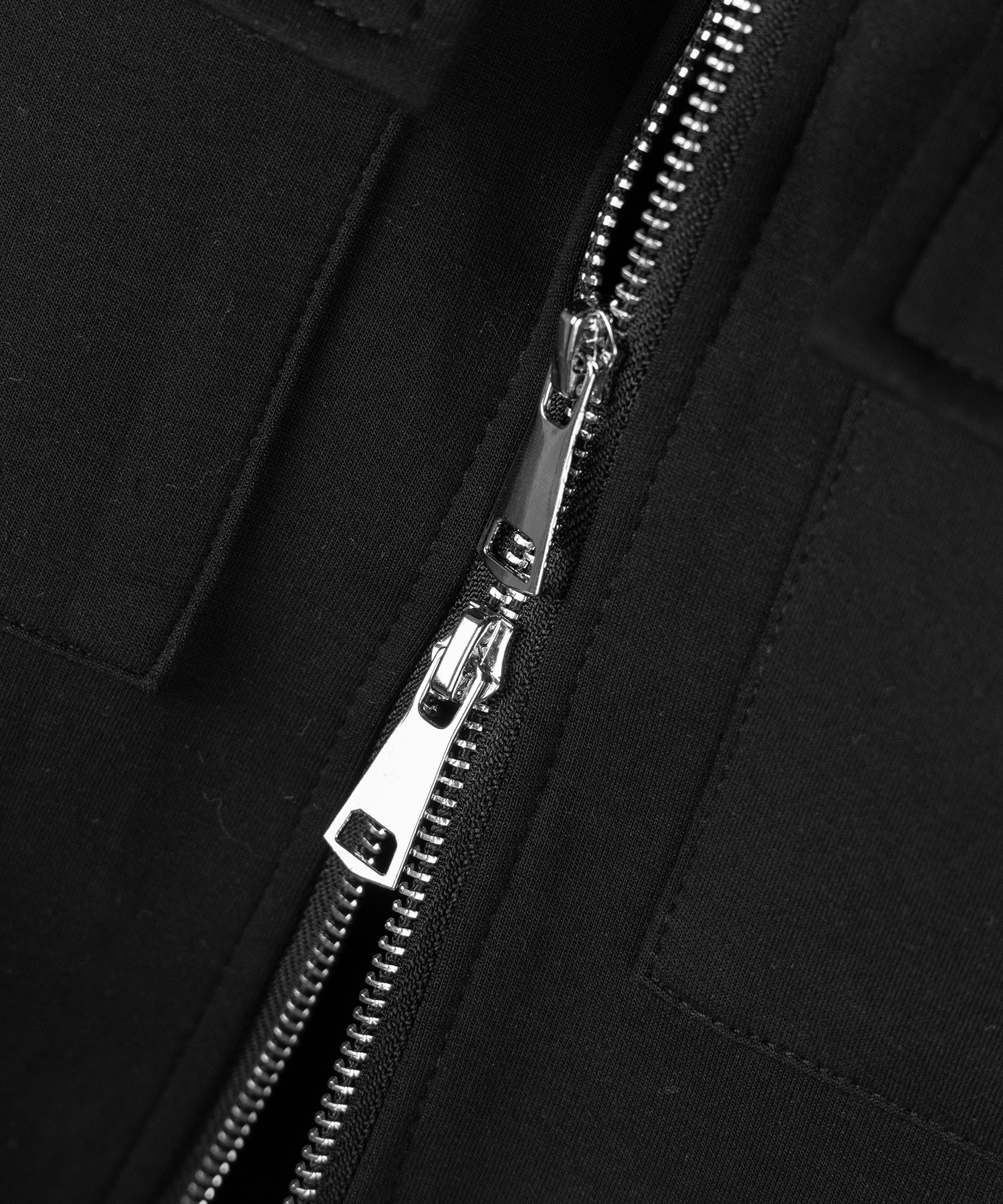 アウトポケットジップアップスリムカットジャケット / out pocket zip up slim cut jacket