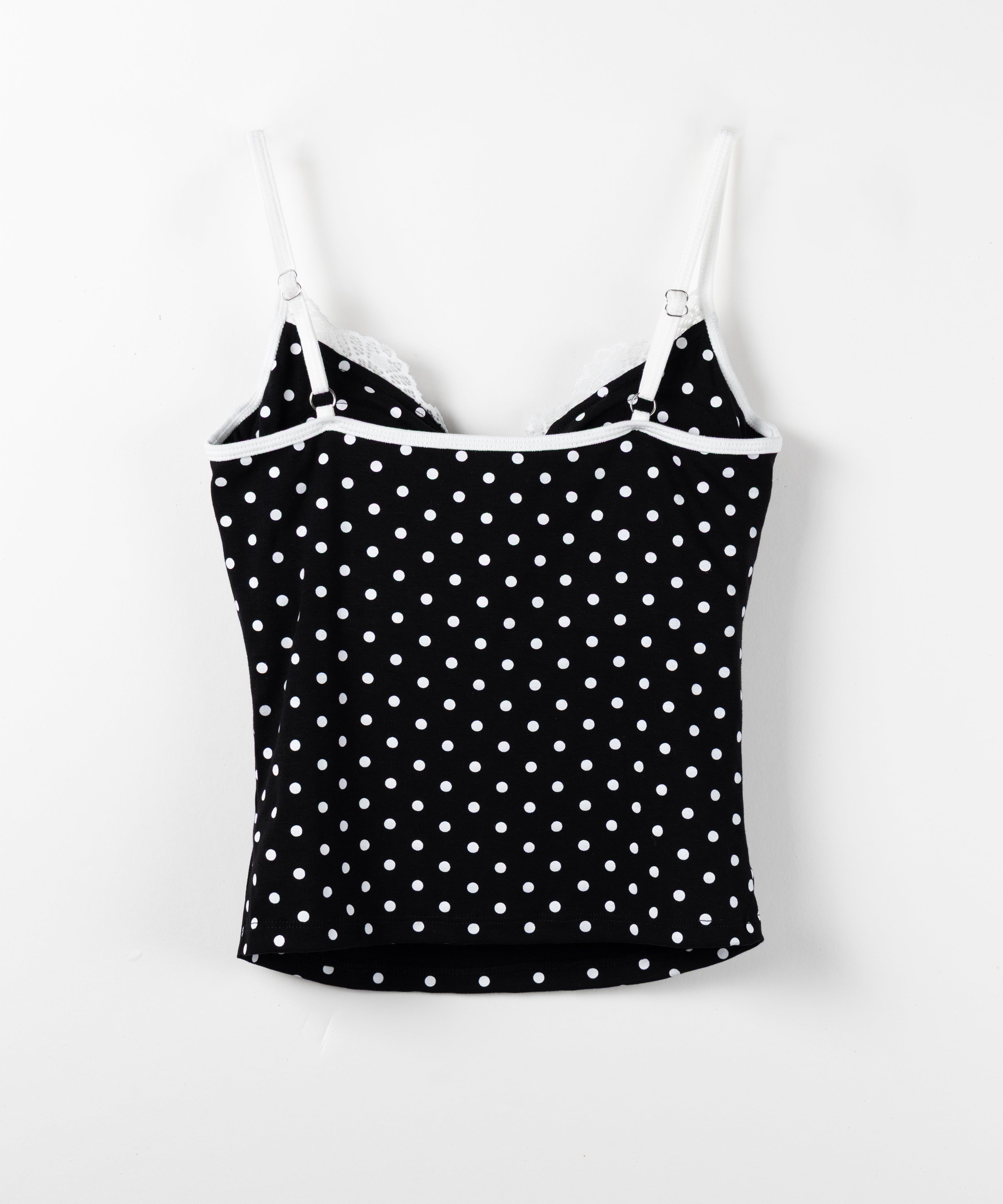 ドットレースリボンキャミソール / dot lace ribbon camiole