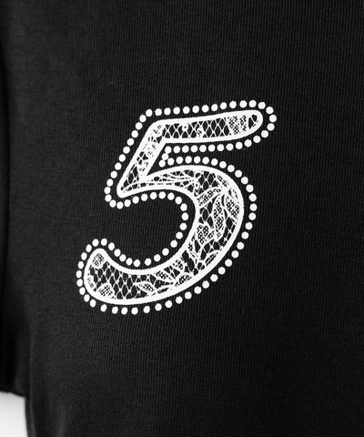 ユニフォームドッキングレースショートピチTシャツ / uniform docking lace short pichi T-shirt