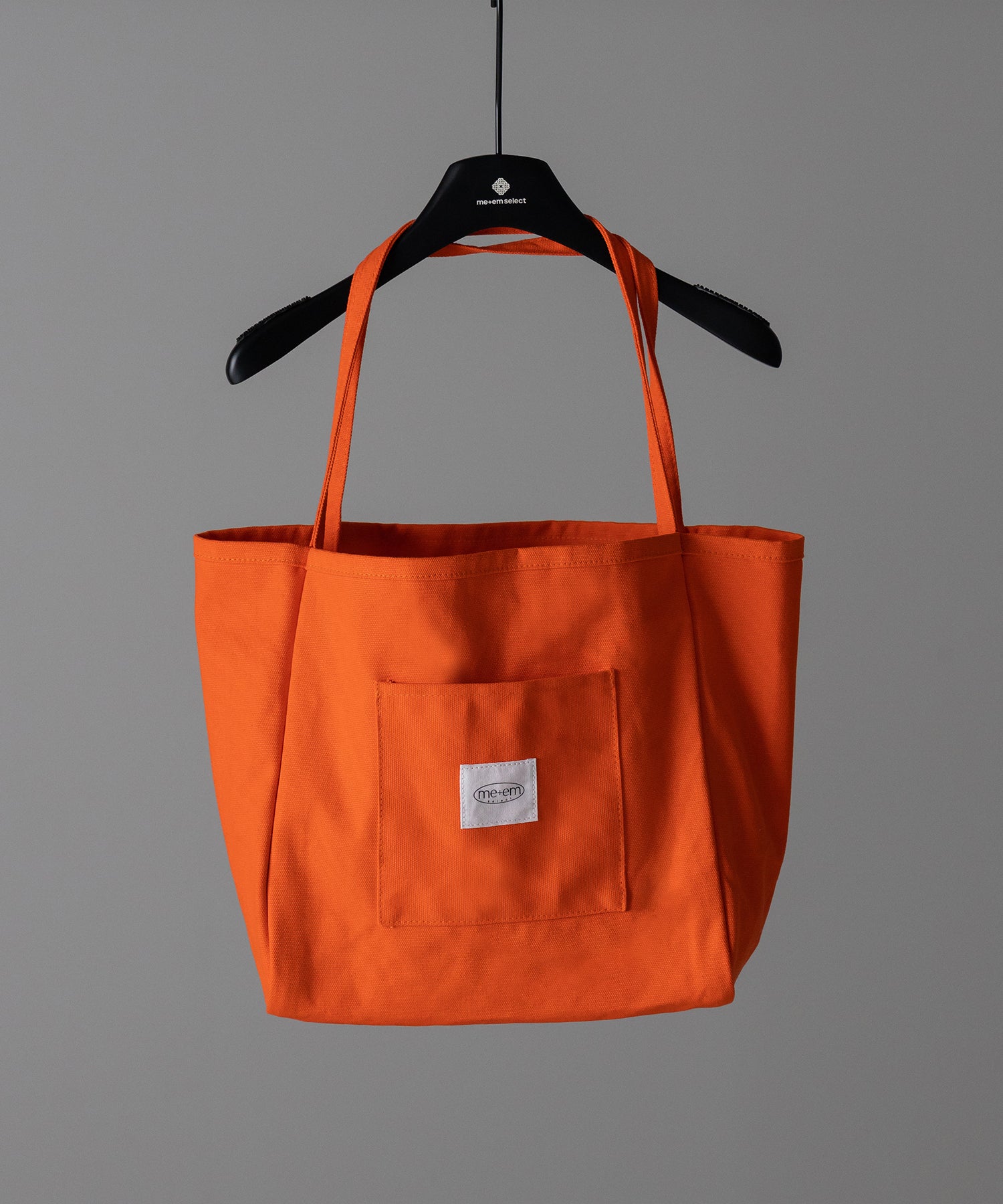 【 7color /大容量 】ミームセレクトオリジナルタグキャンバスカラートートバッグ / me+em select original tag canvas color totebag
