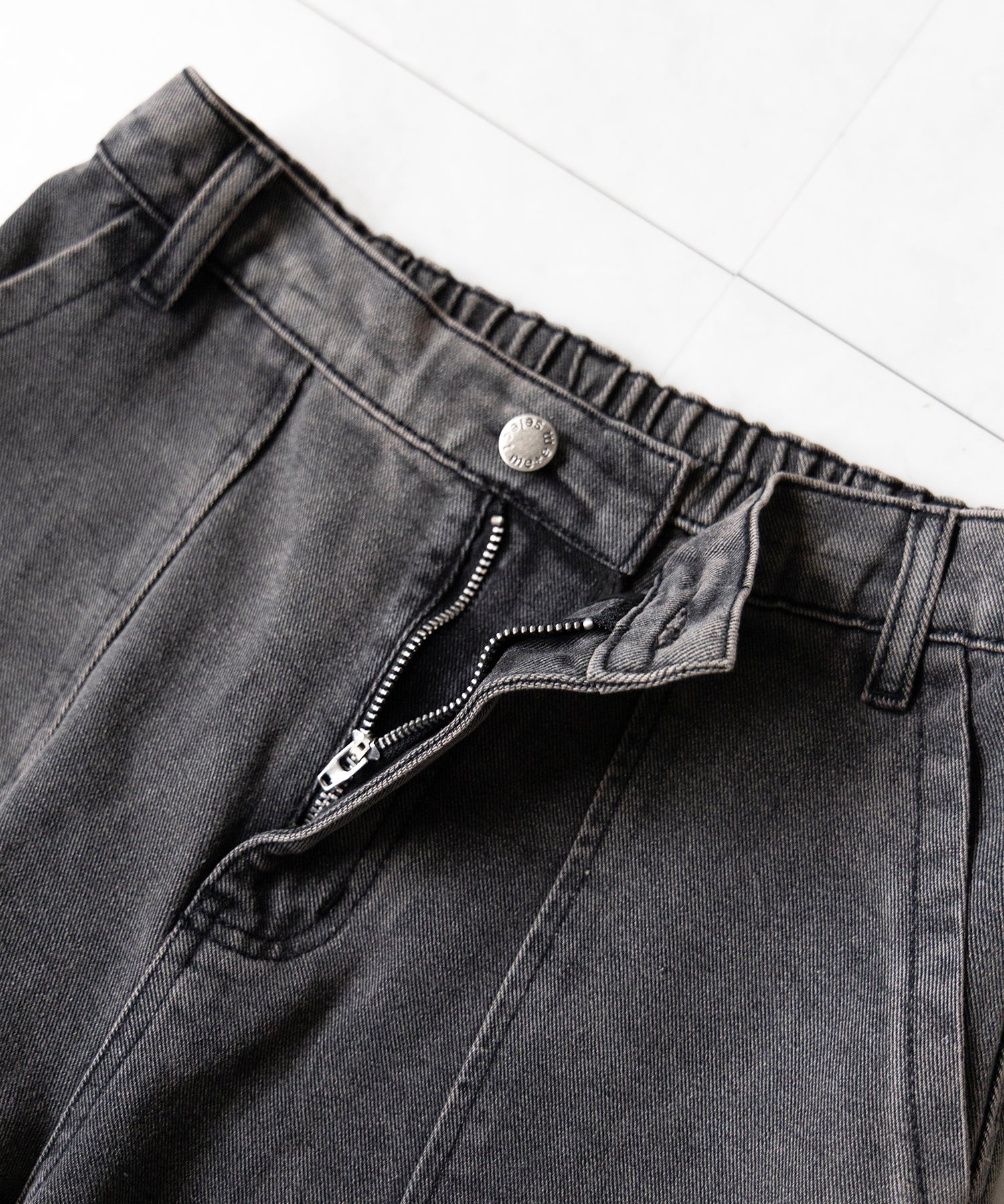 サイドラインストレートカーゴデニムパンツ / sideline straight cargo denim pants