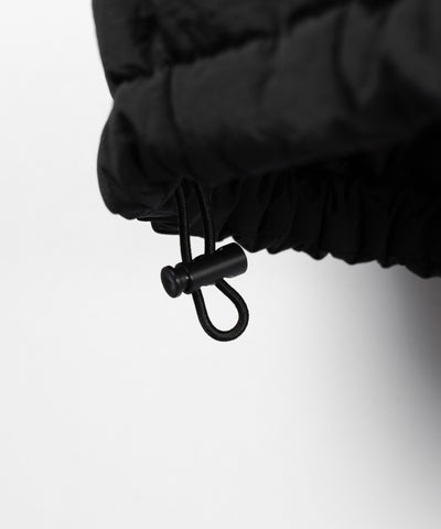 【 裾絞り可能2WAY 】フード付きパファーエコダウンモンスターコート / 2WAY Hooded puffer eco down monster coat