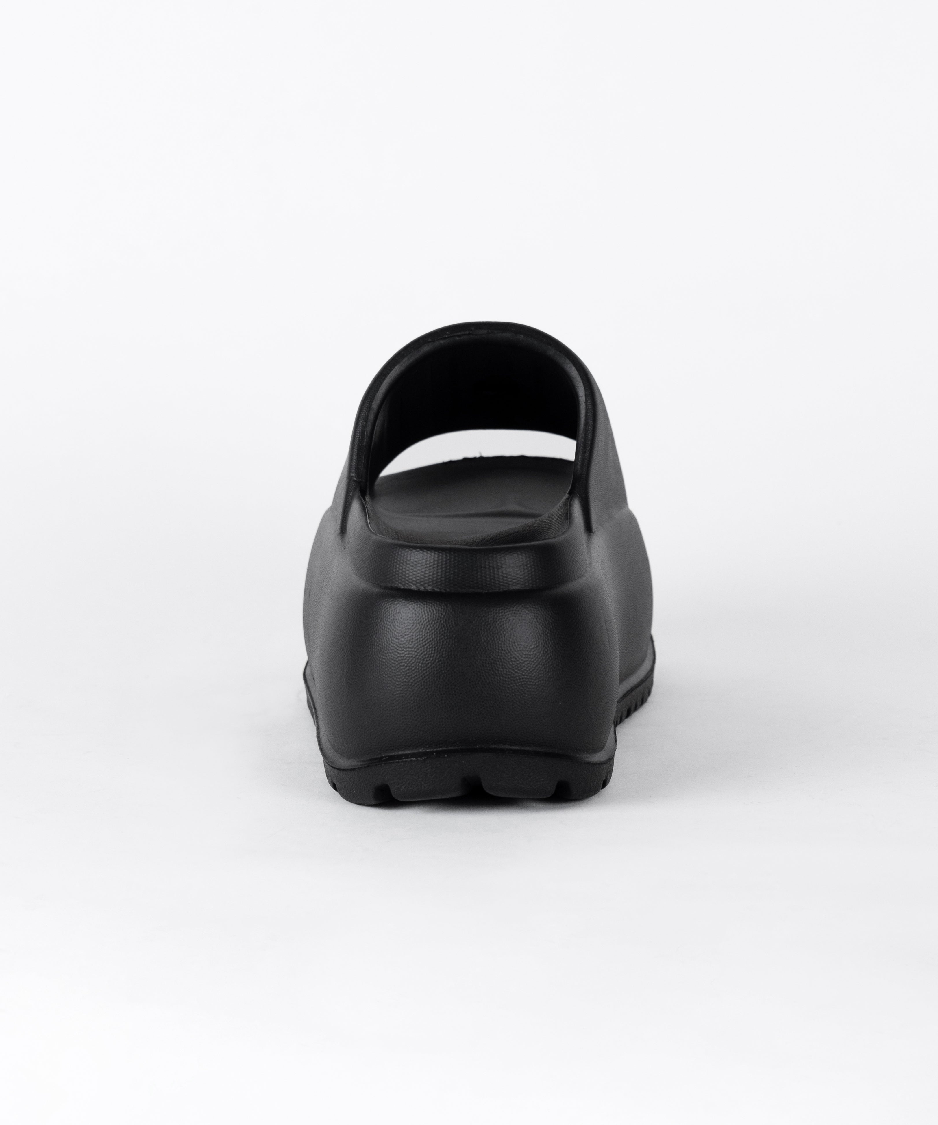 厚底ボリュームソールパフィースライドサンダル/platform volume sole puffy slide sandals