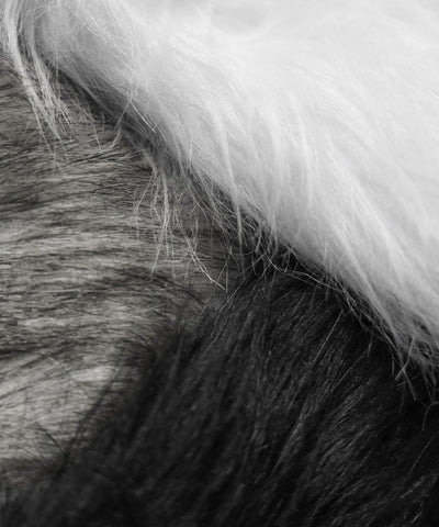 フェイクファーレッグウォーマー / fake fur leg warmer