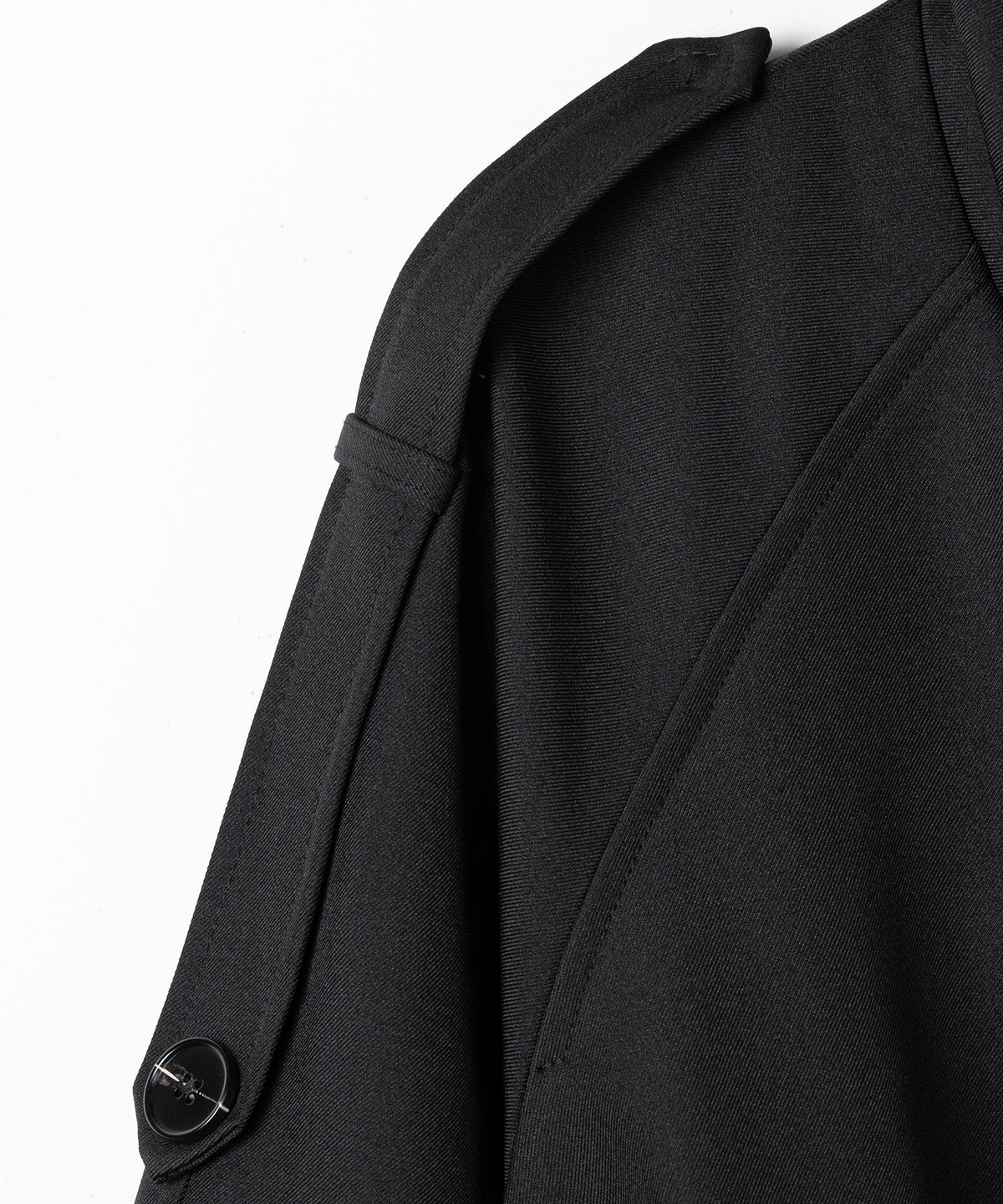 2WAYスタンドカラーミドルトレンチコート / 2WAY stand collar middle trench coat