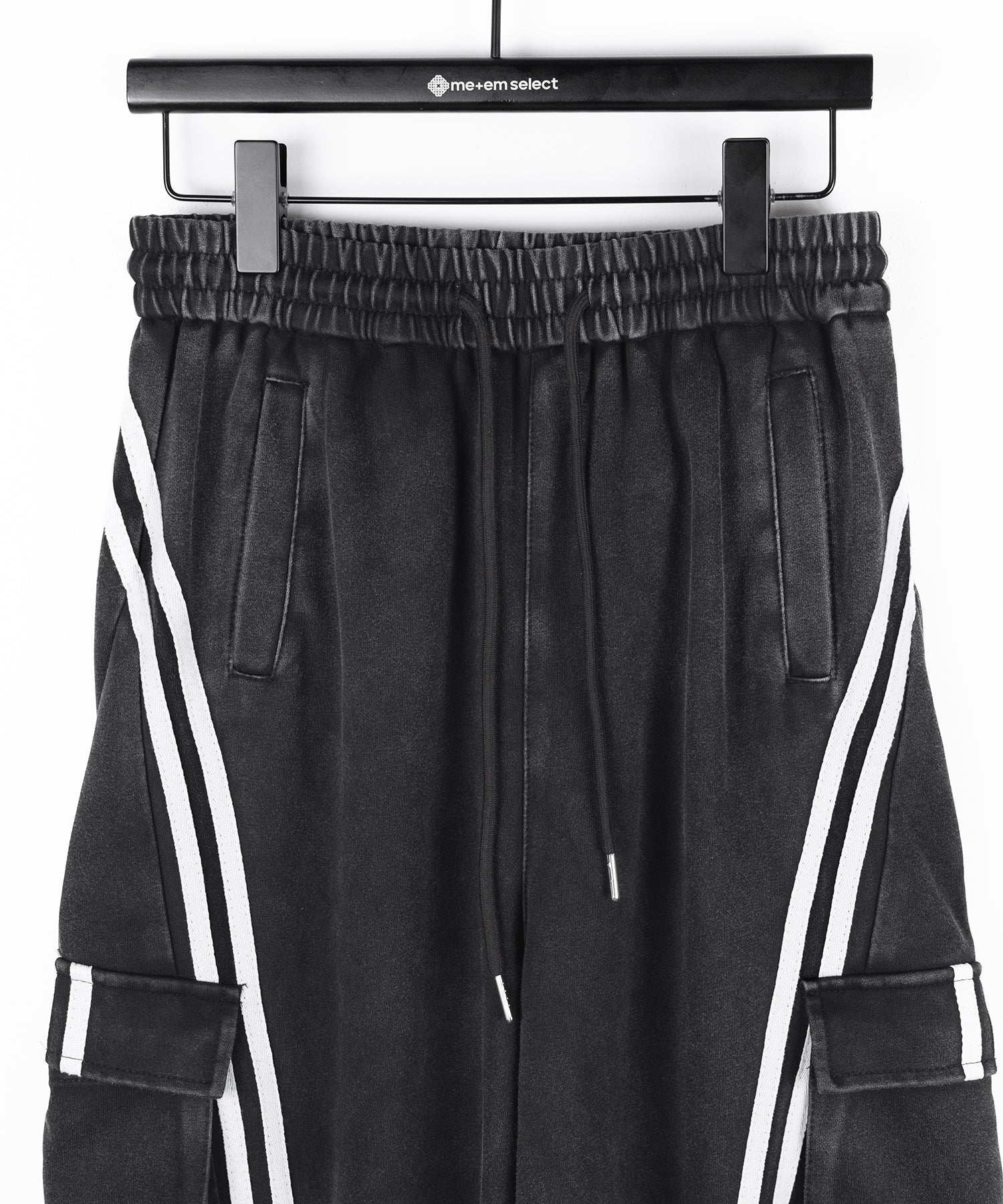 【 裾絞り可能2WAY 】ピグメントヴィンテージサイドラインタックワイドスウェットパンツ / pigment vintage sideline tuck wide sweatpants