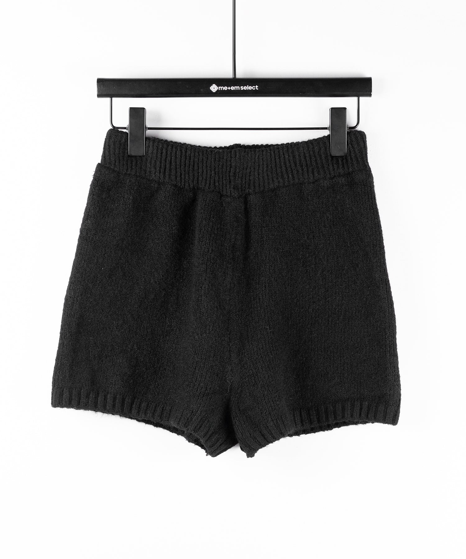 【 ニットセットアップ 】フラッフィーオーバーサイズニット + ニットショートパンツ SET / fluffy over size knit + knit short pants SET