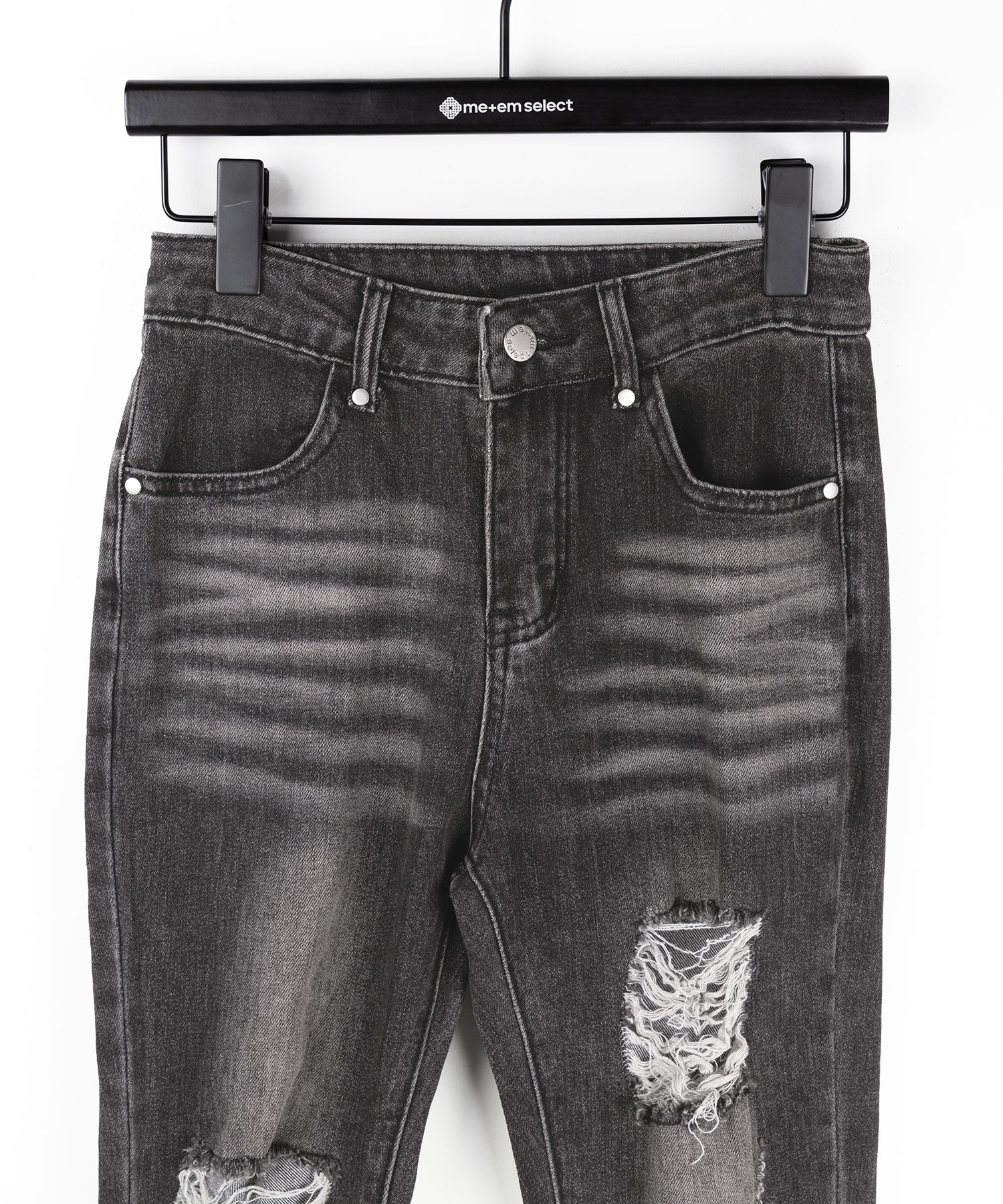 クラッシュダメージヴィンテージフレアデニム / crush damage vintage flare denim