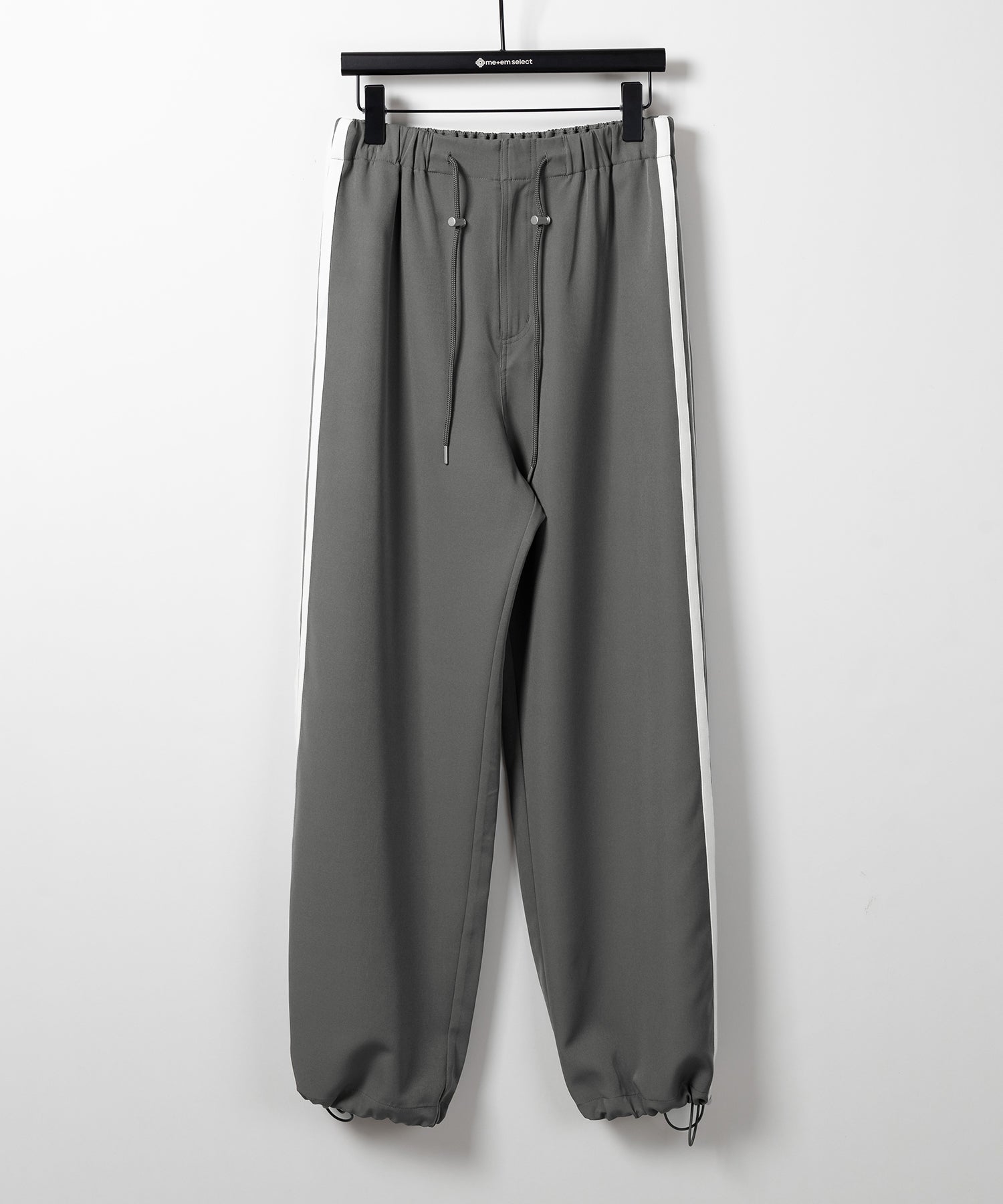 【 3size/3color 】2WAYドロストサイドラインルーズトラックワイドパンツ