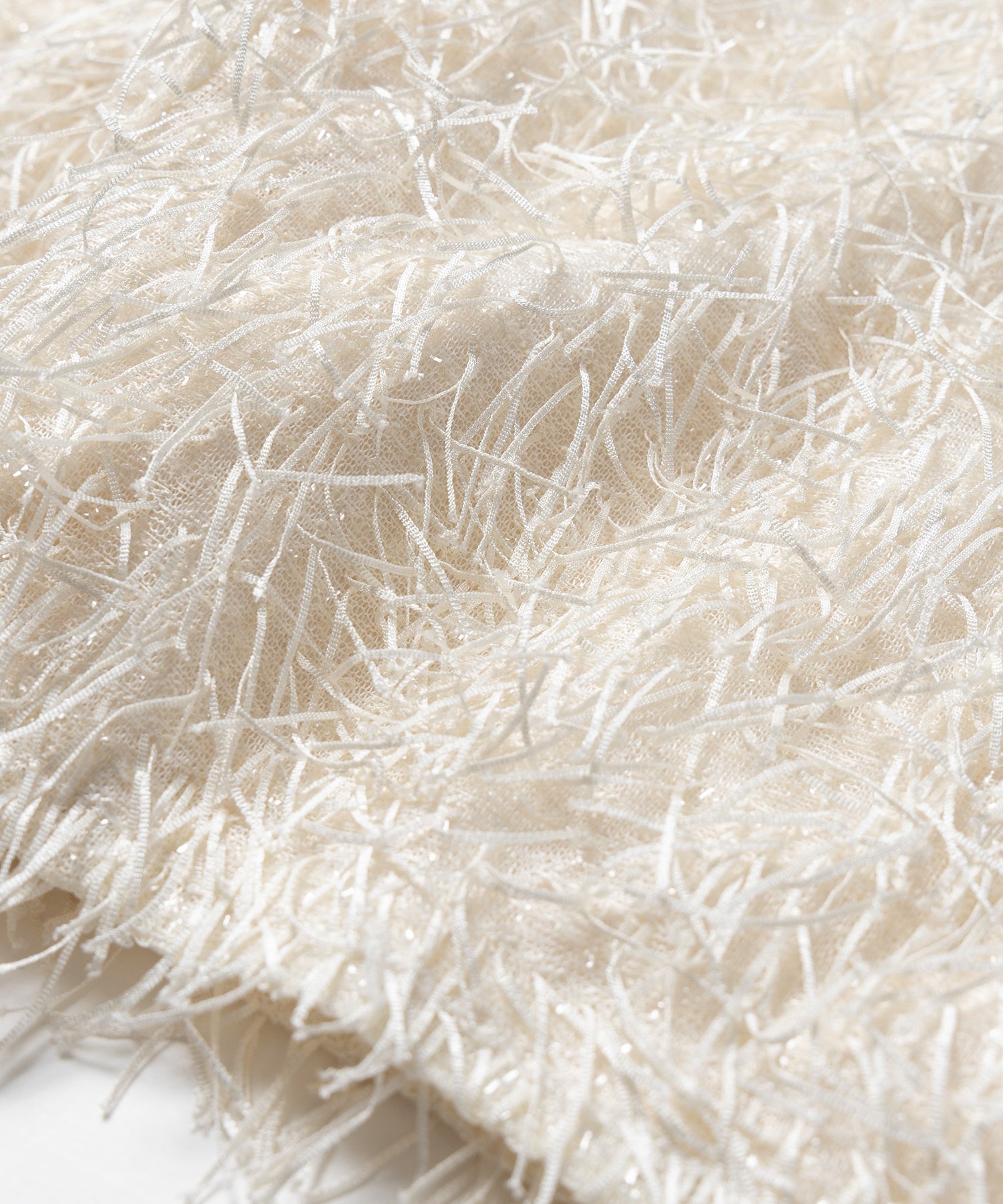 【 セットアップ可能 】シャギーフリンジショートカーディガン /shaggy fringe short cardigan