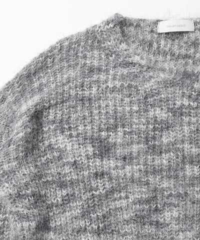 フラッフィーメランジルーズシャギーニット【韓国製】