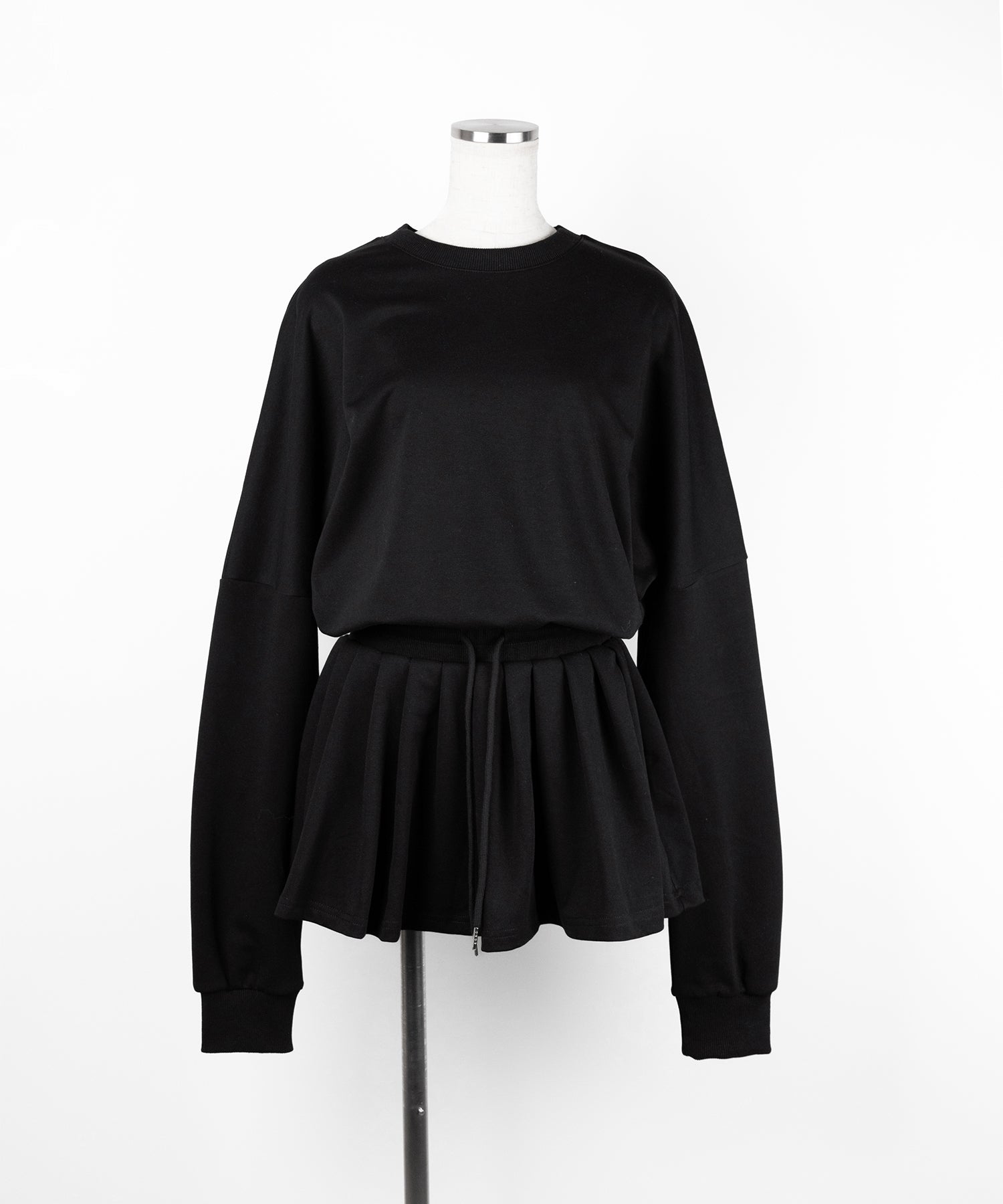 オーバースウェットフレアミニワンピース / over sweat flare mini onepiece