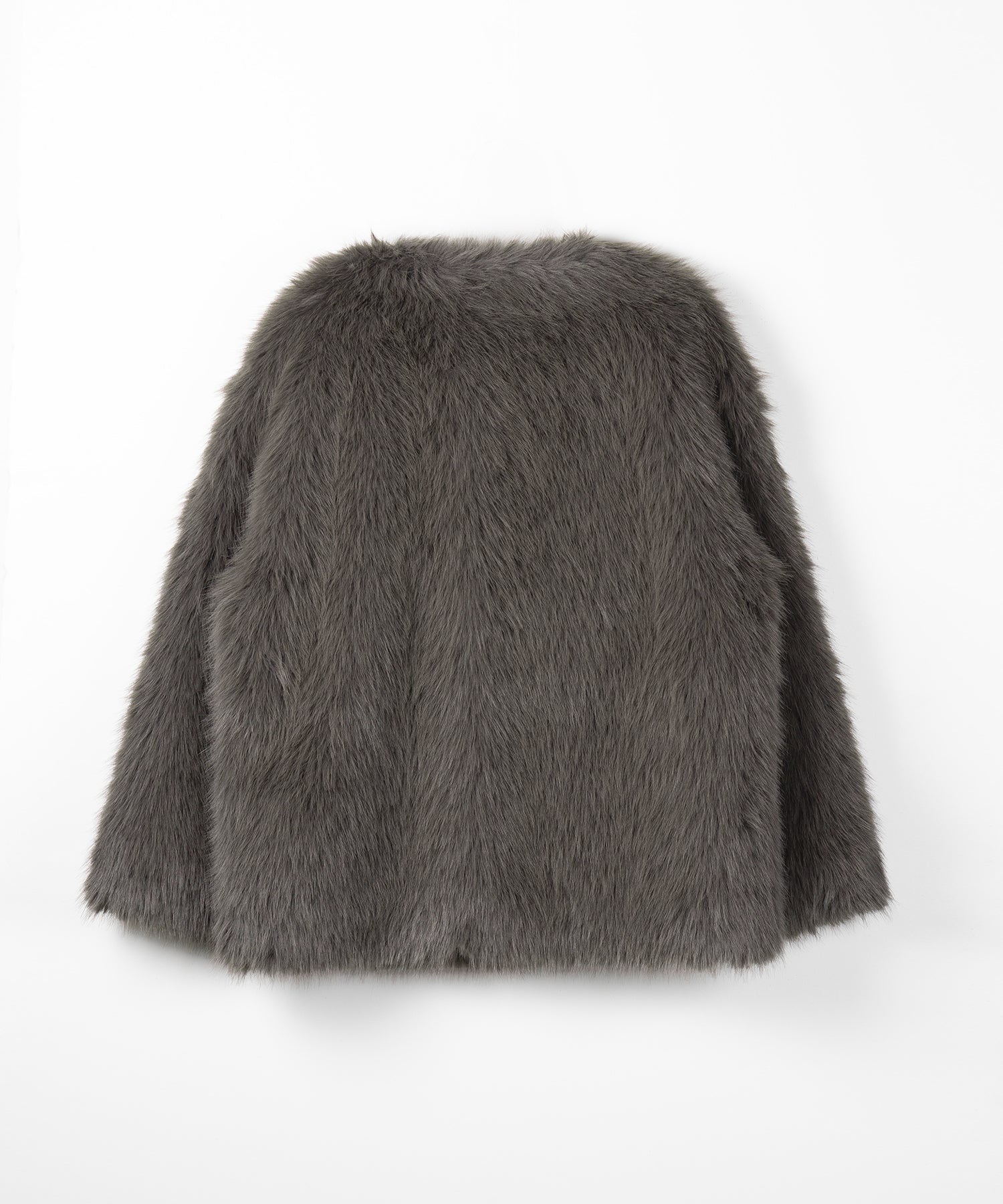 ミンクライクフェイクファーボリュームコート / mink-like fake fur volume coat