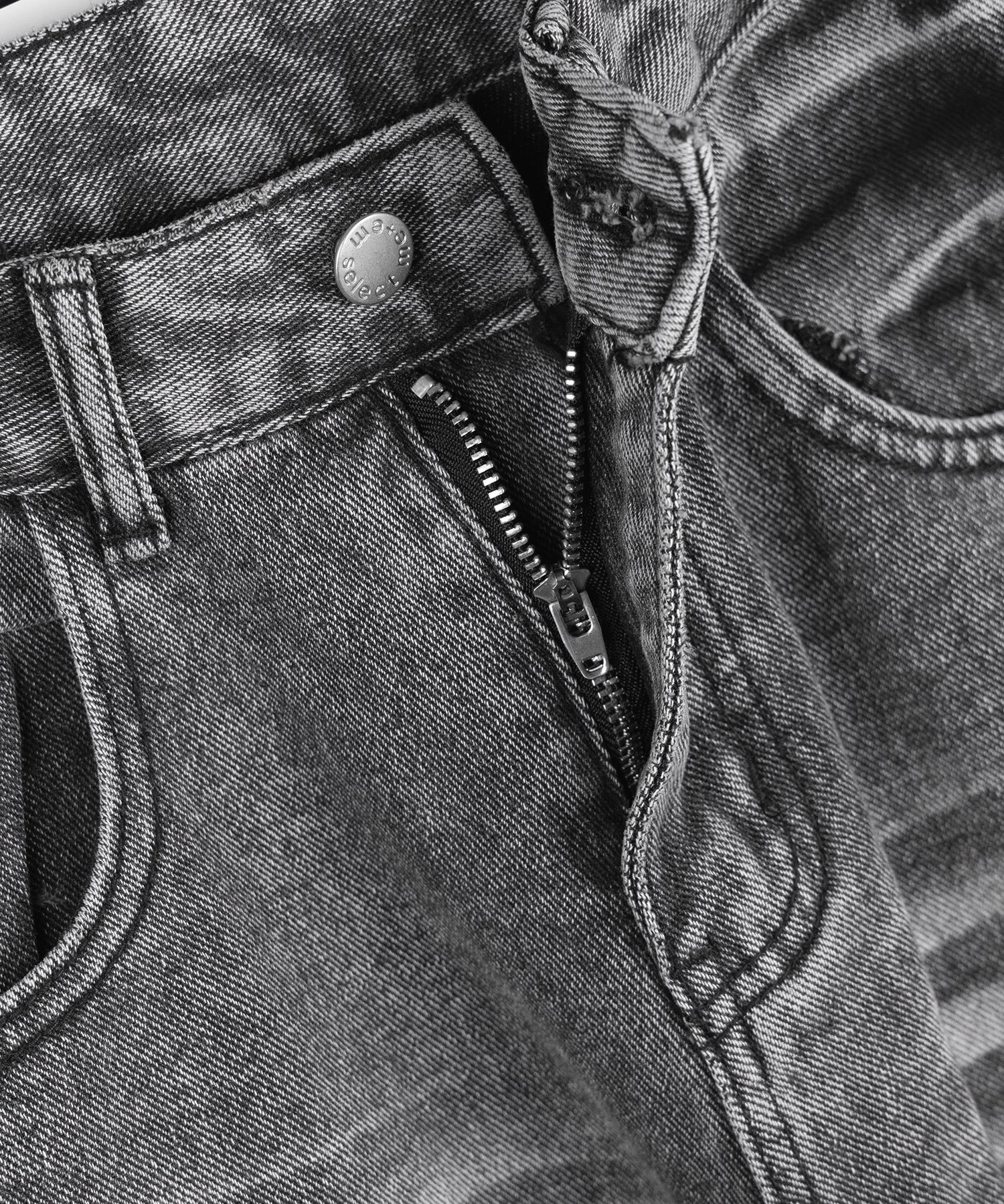 【 3size 】ヴィンテージブラックウォッシュバルーンデニム / Vintage black wash balloon denim